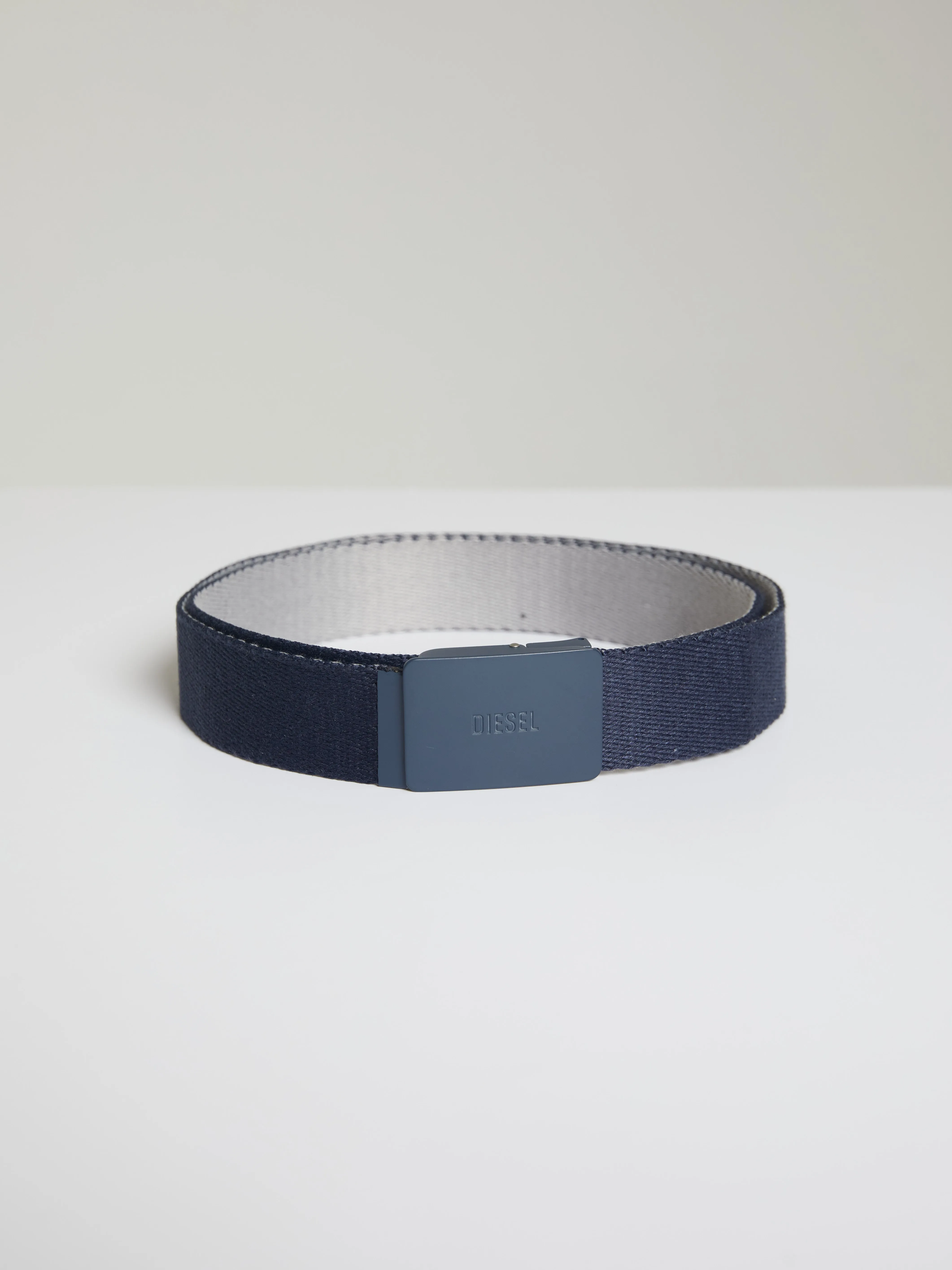 Aron Reversible Belt Navy/Grey