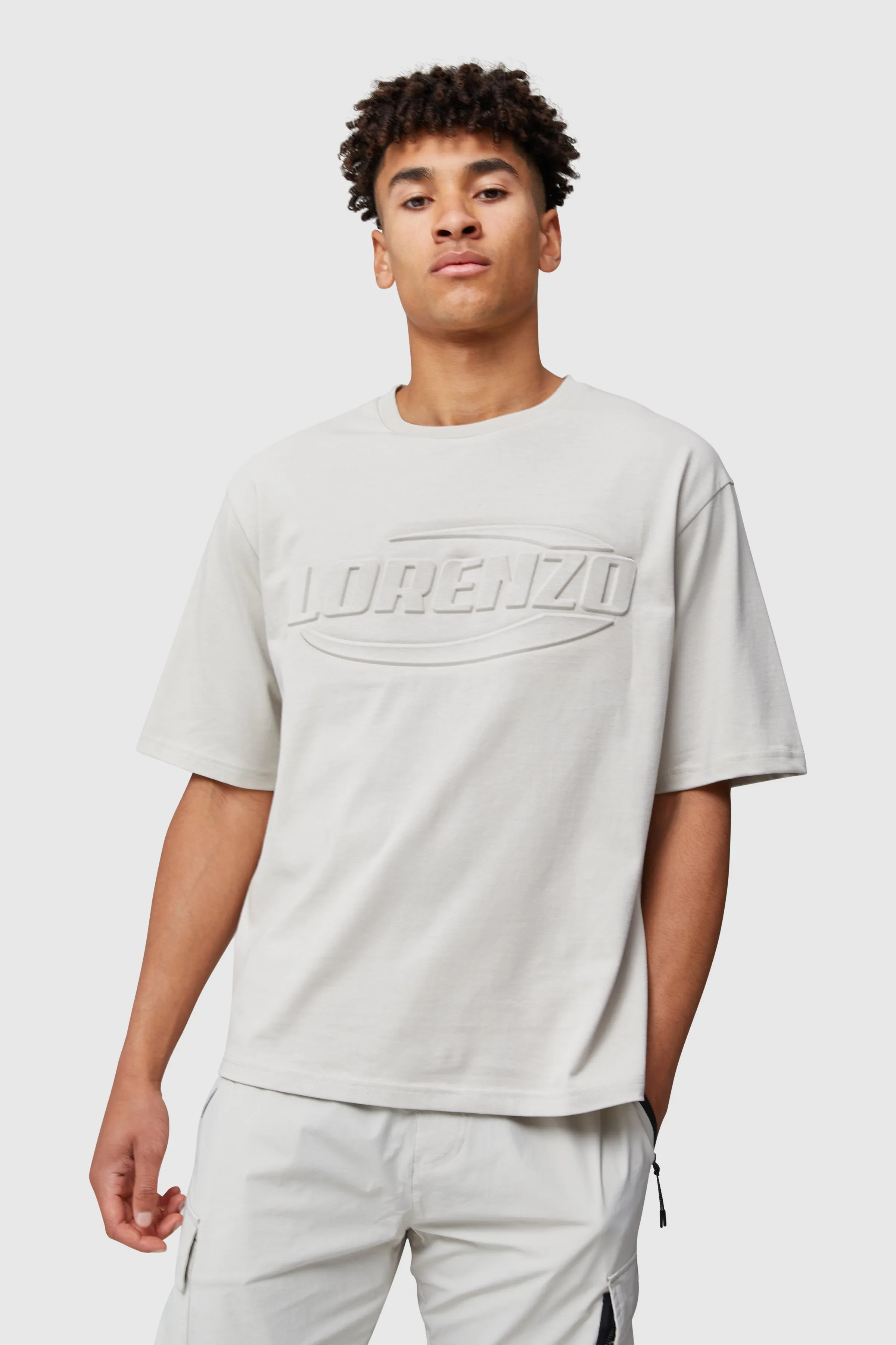 Ascend Orbit Tee- Stone