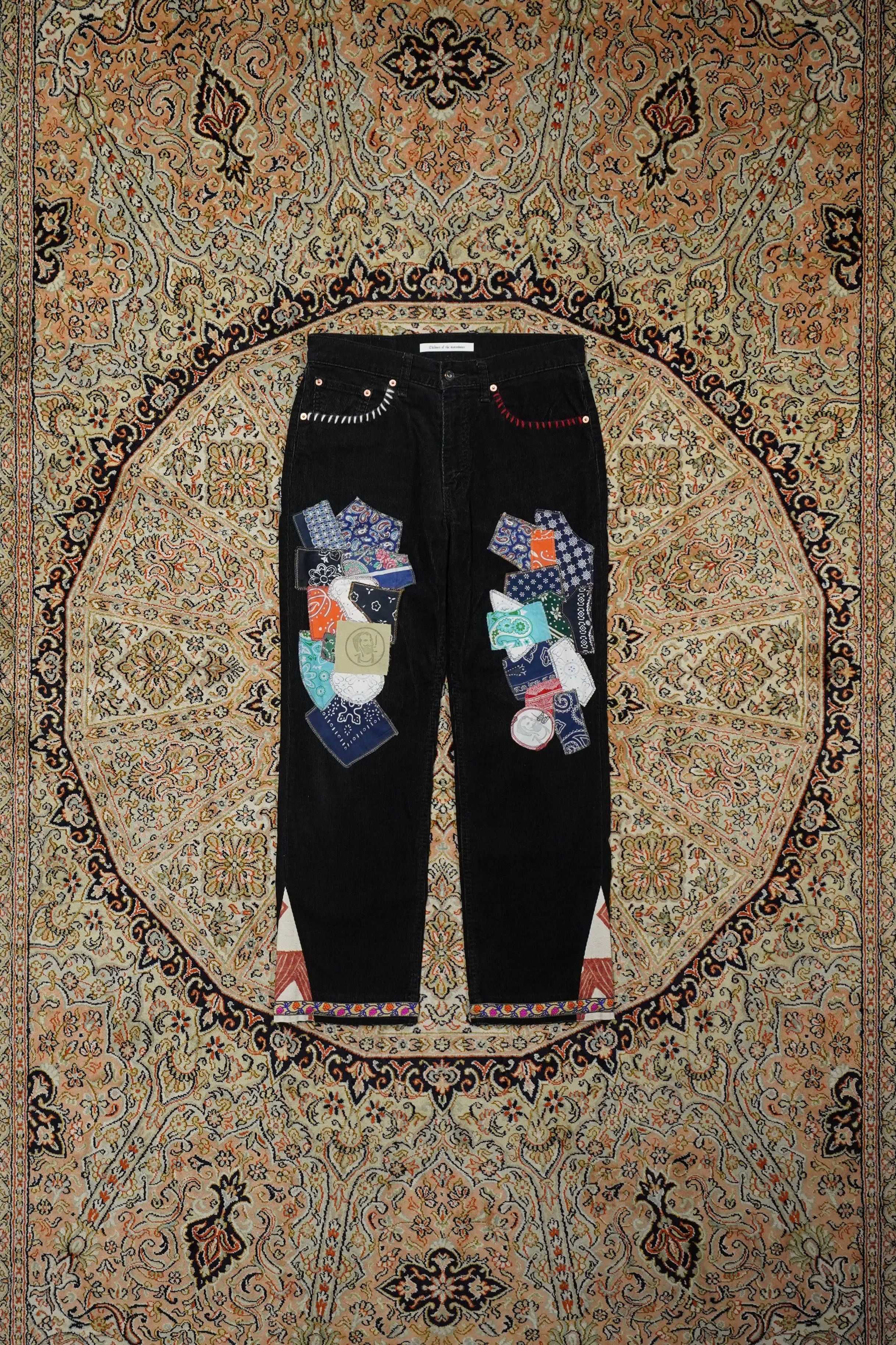 Children of the discordance BRND COMMUNE CUSTOM PATCH CORDUROY PT (NAVY BLK) ??