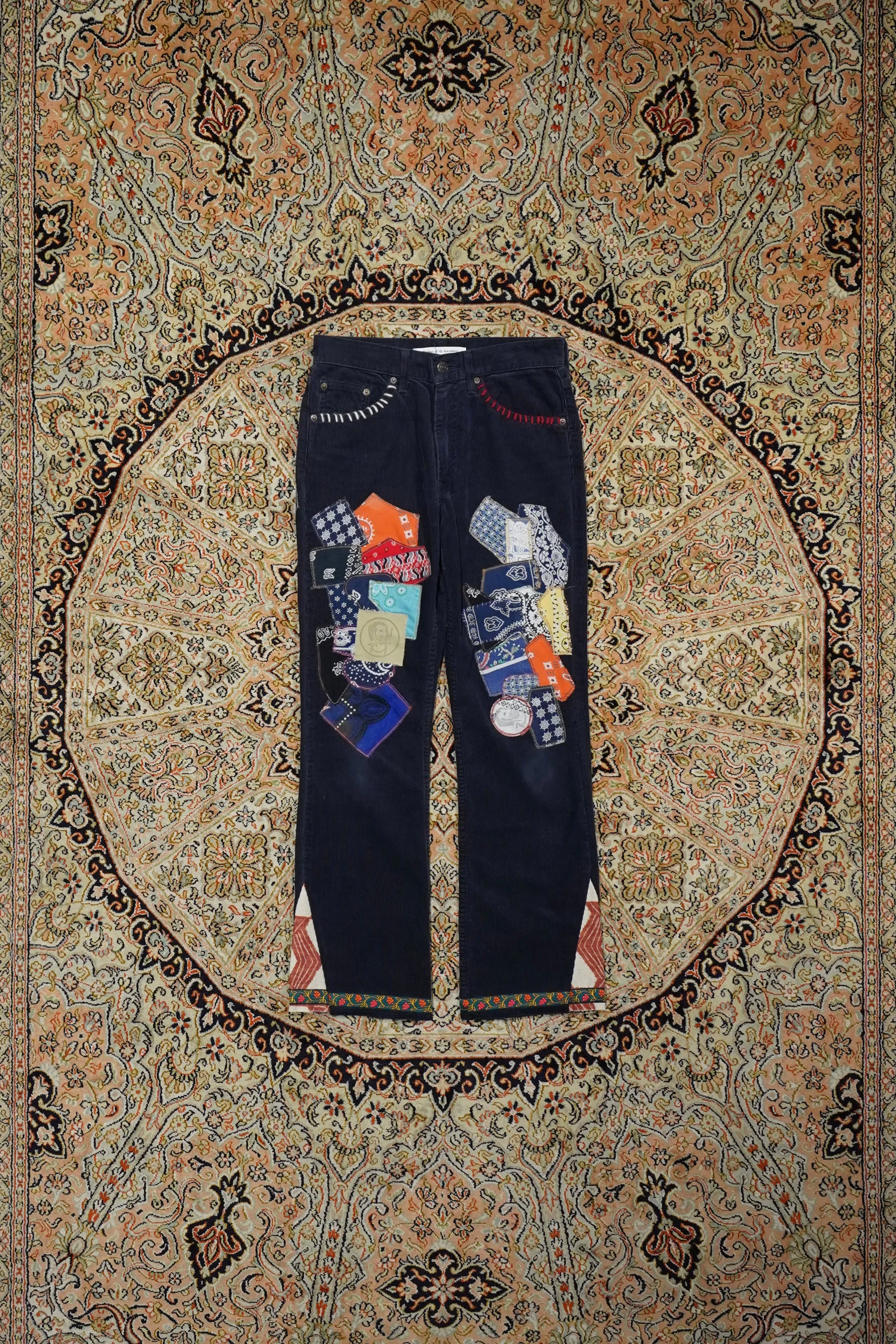 Children of the discordance BRND COMMUNE CUSTOM PATCH CORDUROY PT (NAVY BLK) ??