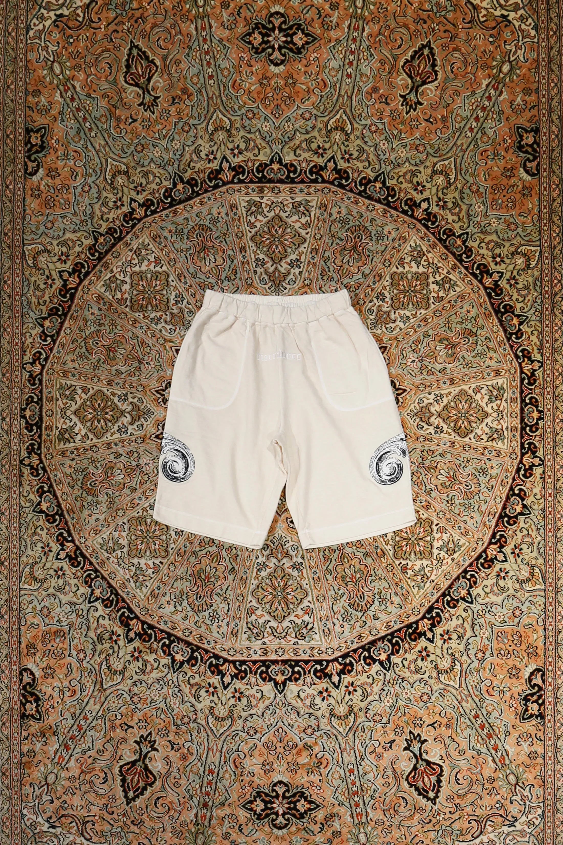 Children of the discordance EMBROIDERY SHORT PANTS ??DISCORDANCE?? OVERDYE