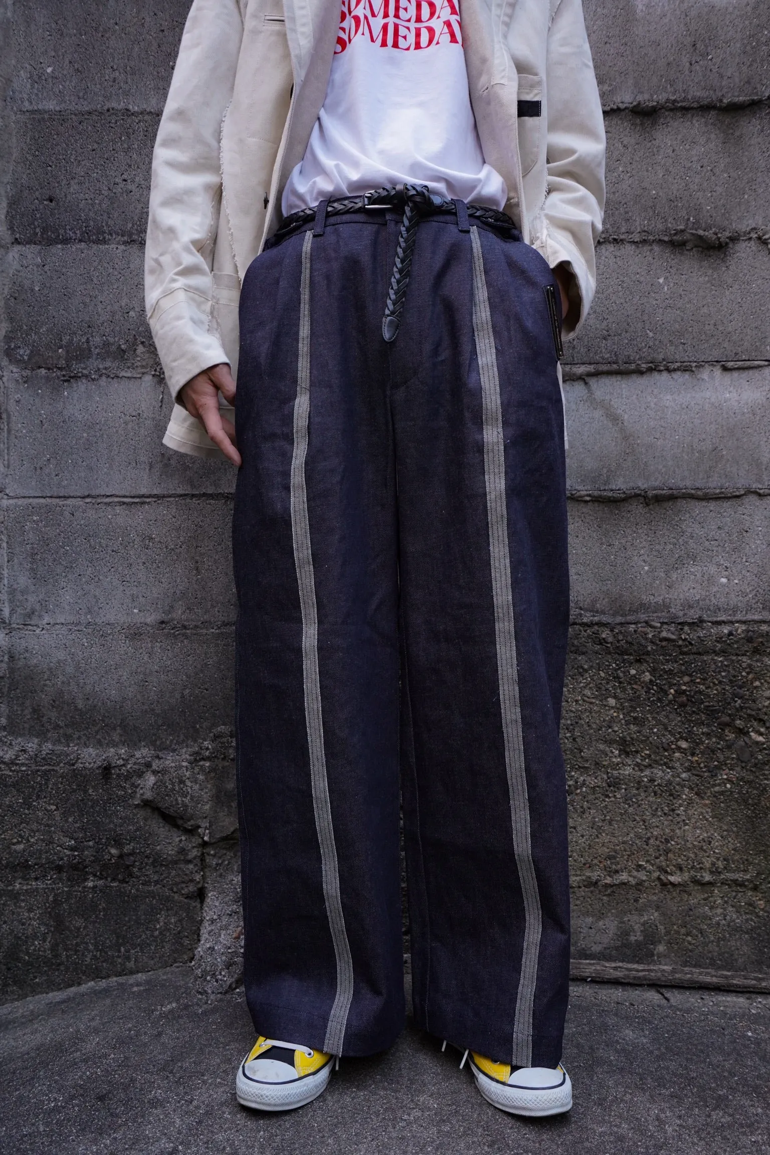 Children of the discordance INSIDE OUT TROUSERS(NAVY)