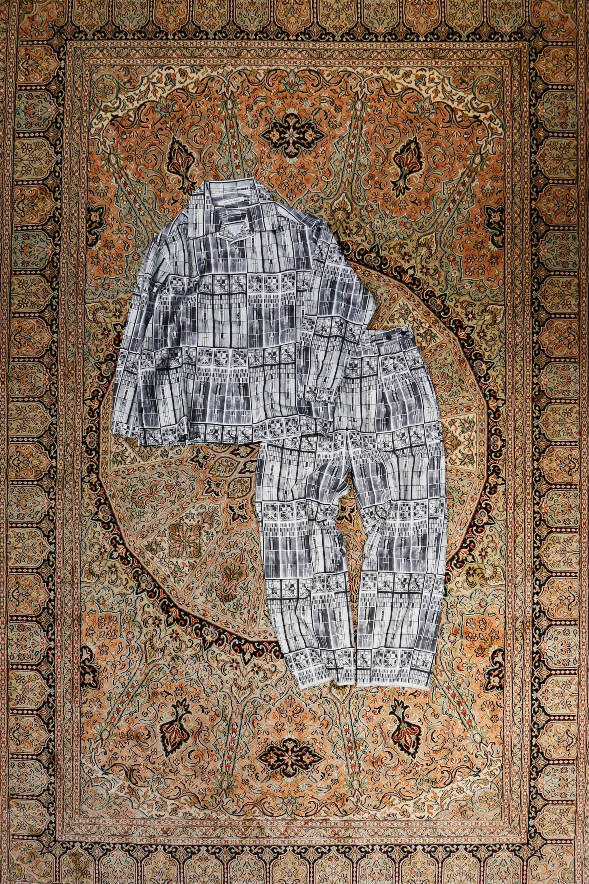 Children of the discordance PERSONAL DATA PRINT TROUSERS B (STAINED GLASS)