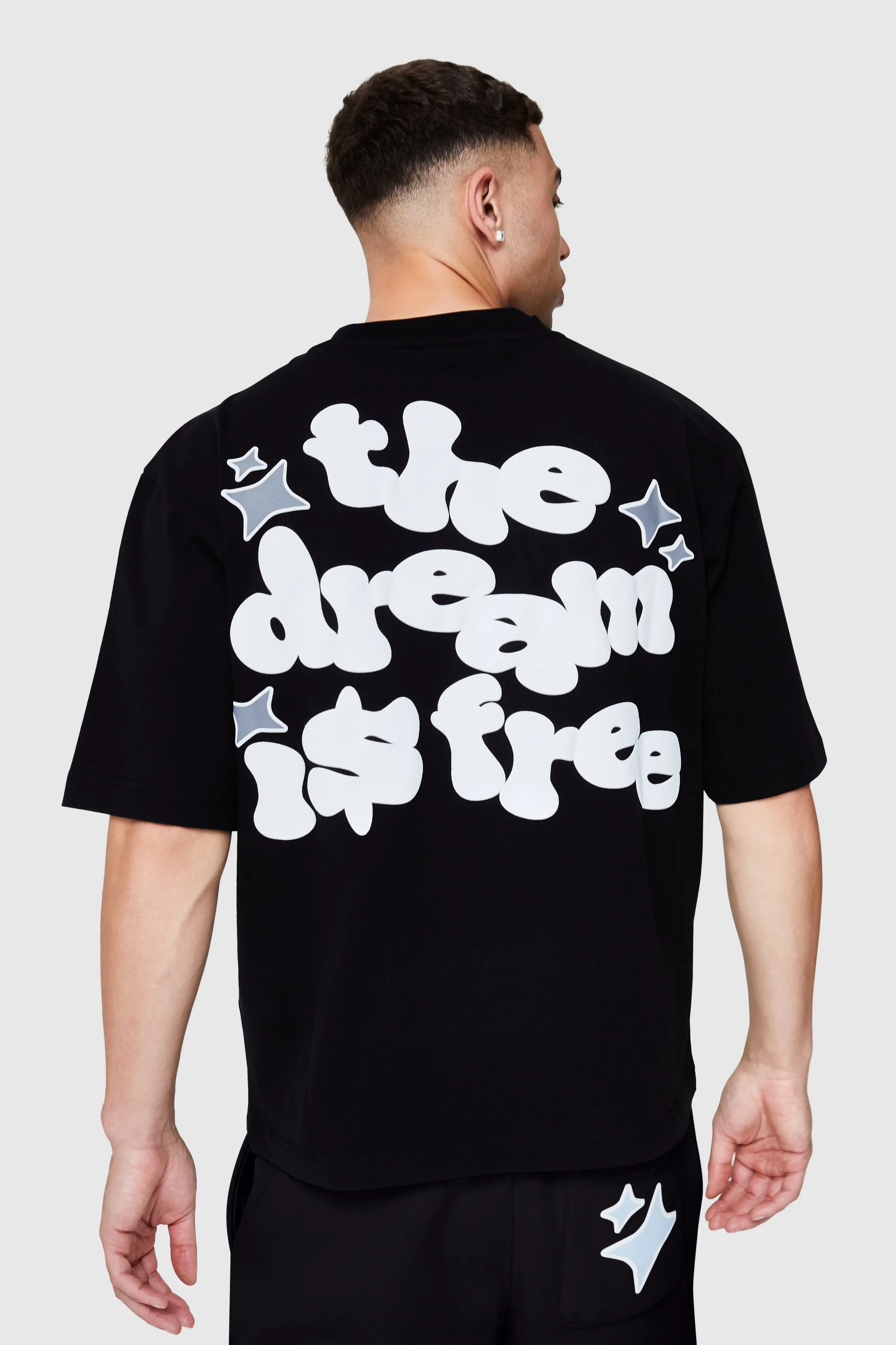 Dream Is Free 2.0 Tee - Black/White