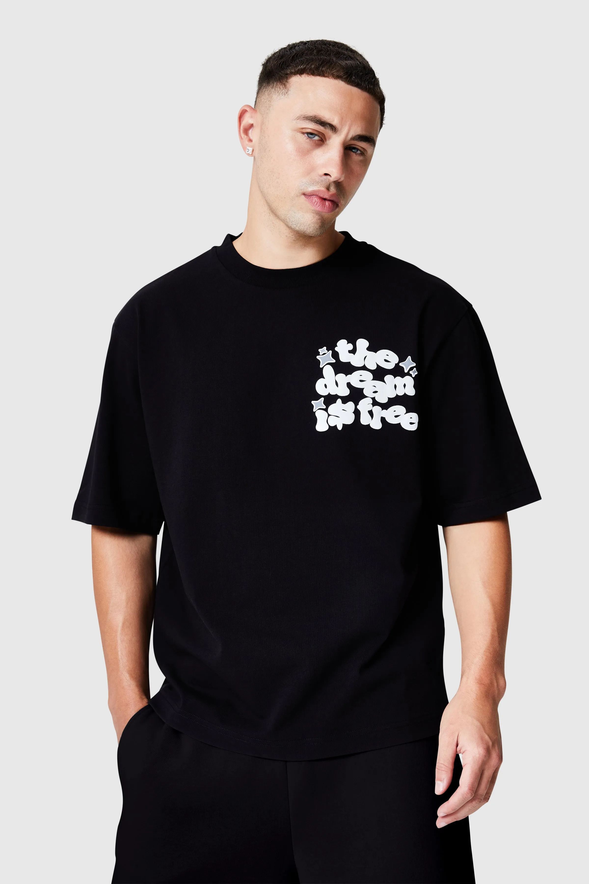 Dream Is Free 2.0 Tee - Black/White