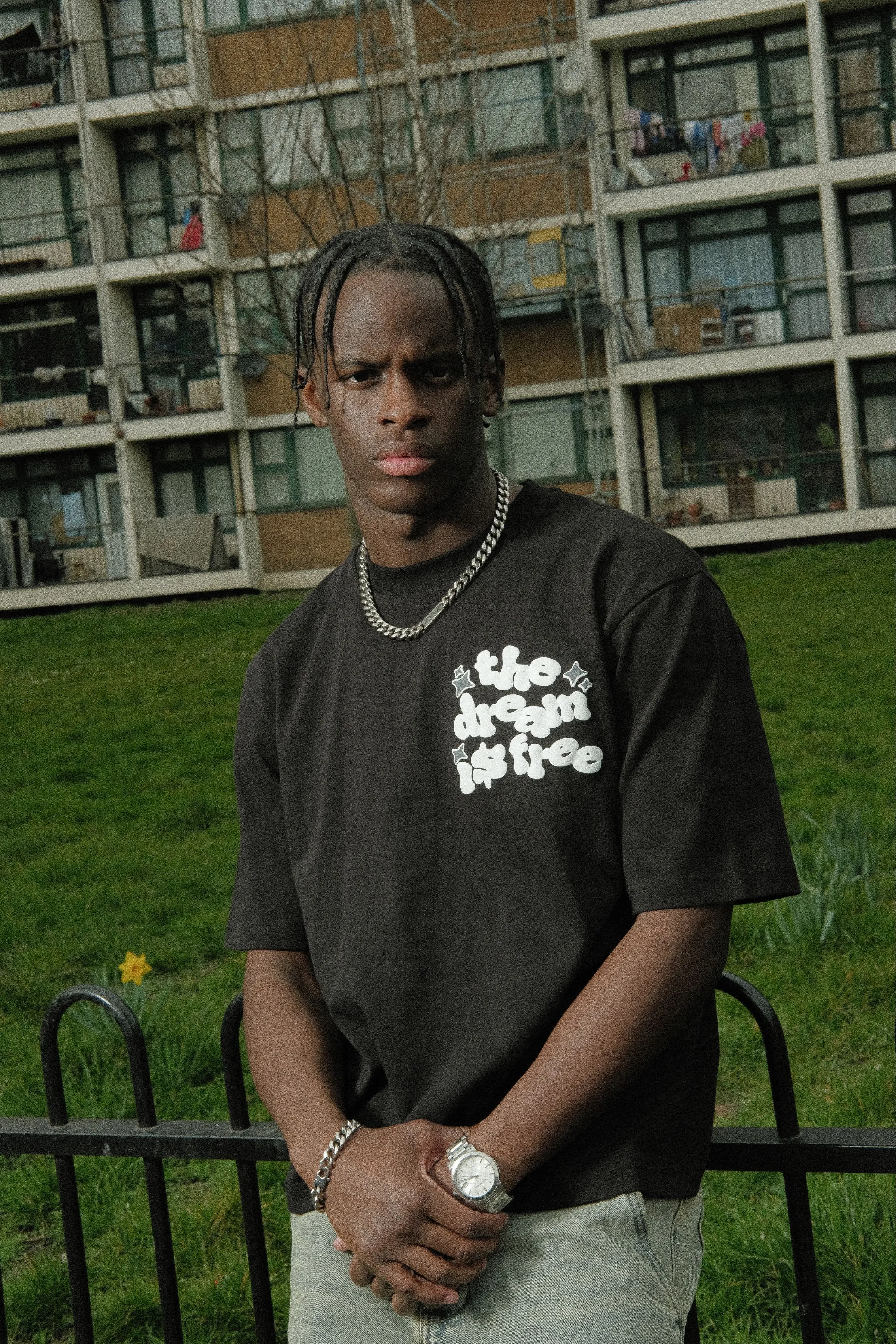 Dream Is Free 2.0 Tee - Black/White