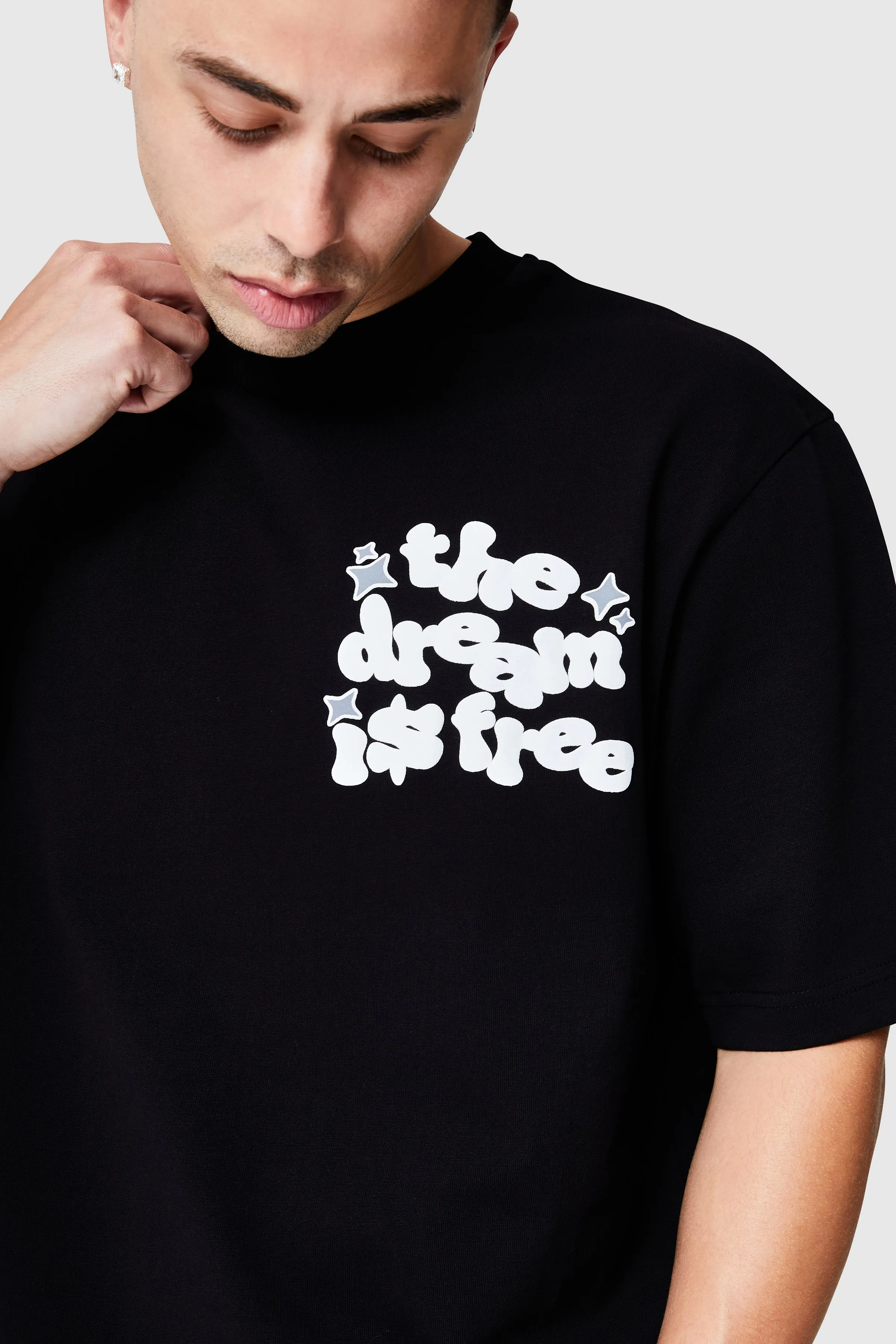 Dream Is Free 2.0 Tee - Black/White