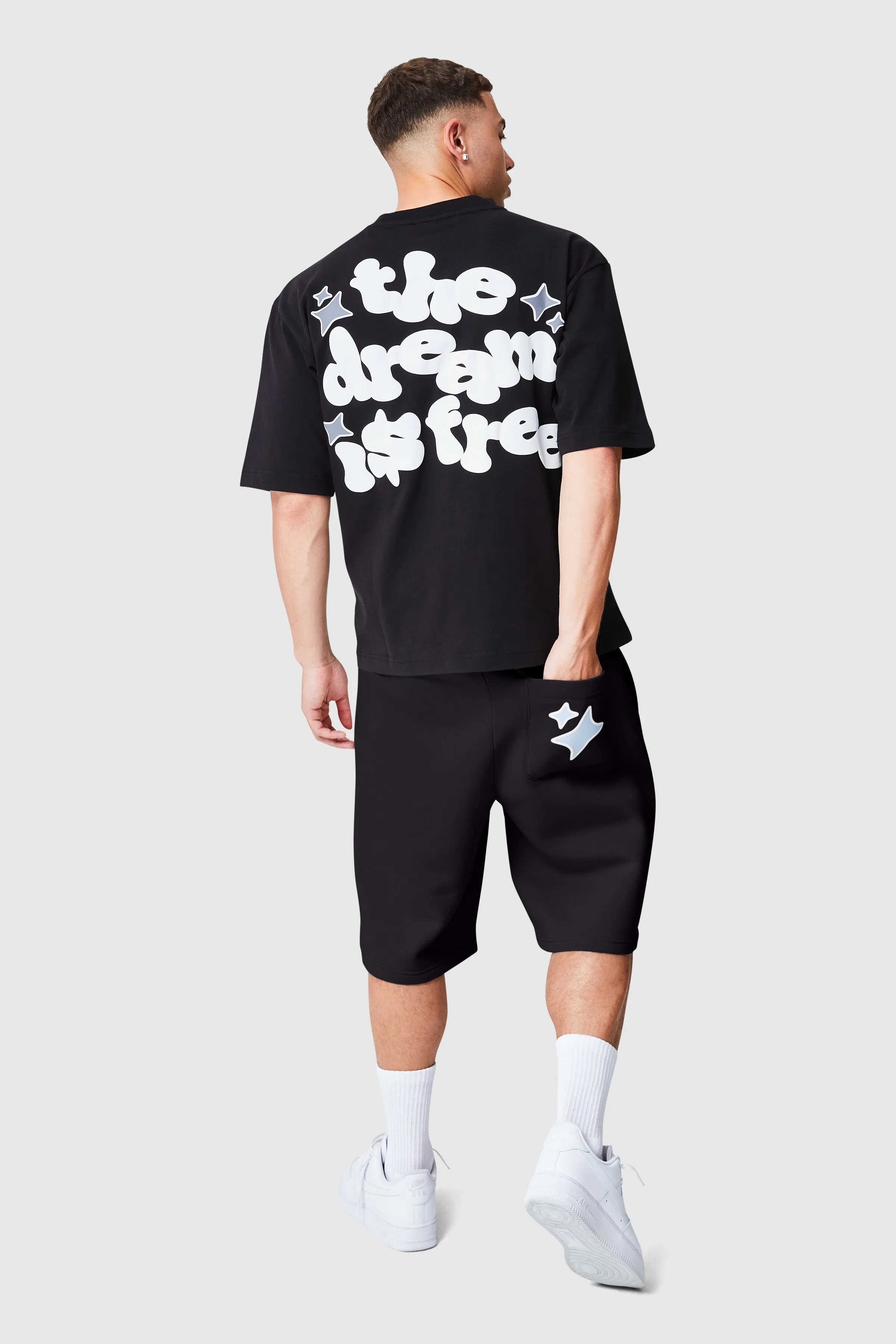 Dream Is Free 2.0 Tee - Black/White