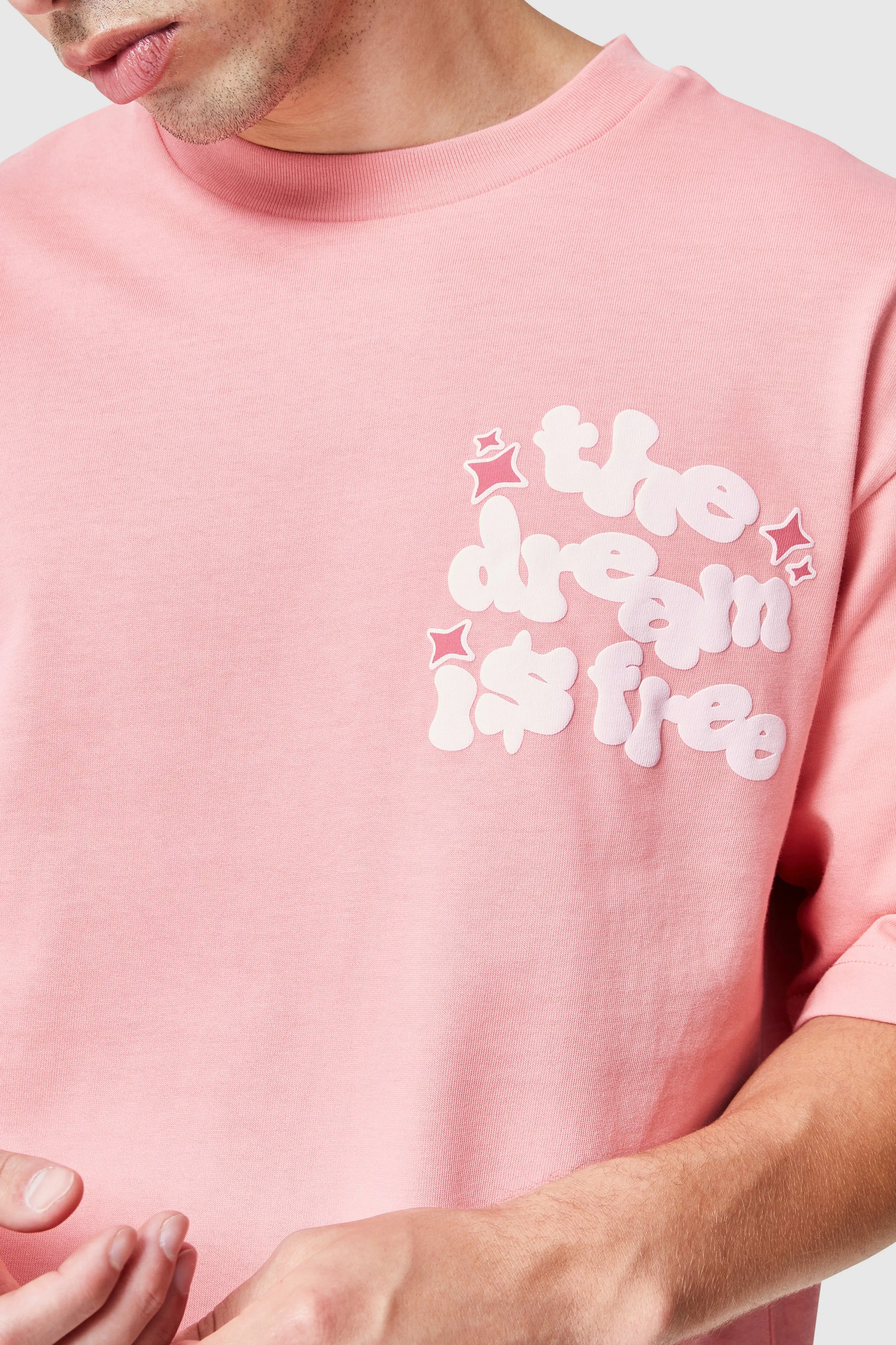 Dream Is Free 2.0 Tee - Coral