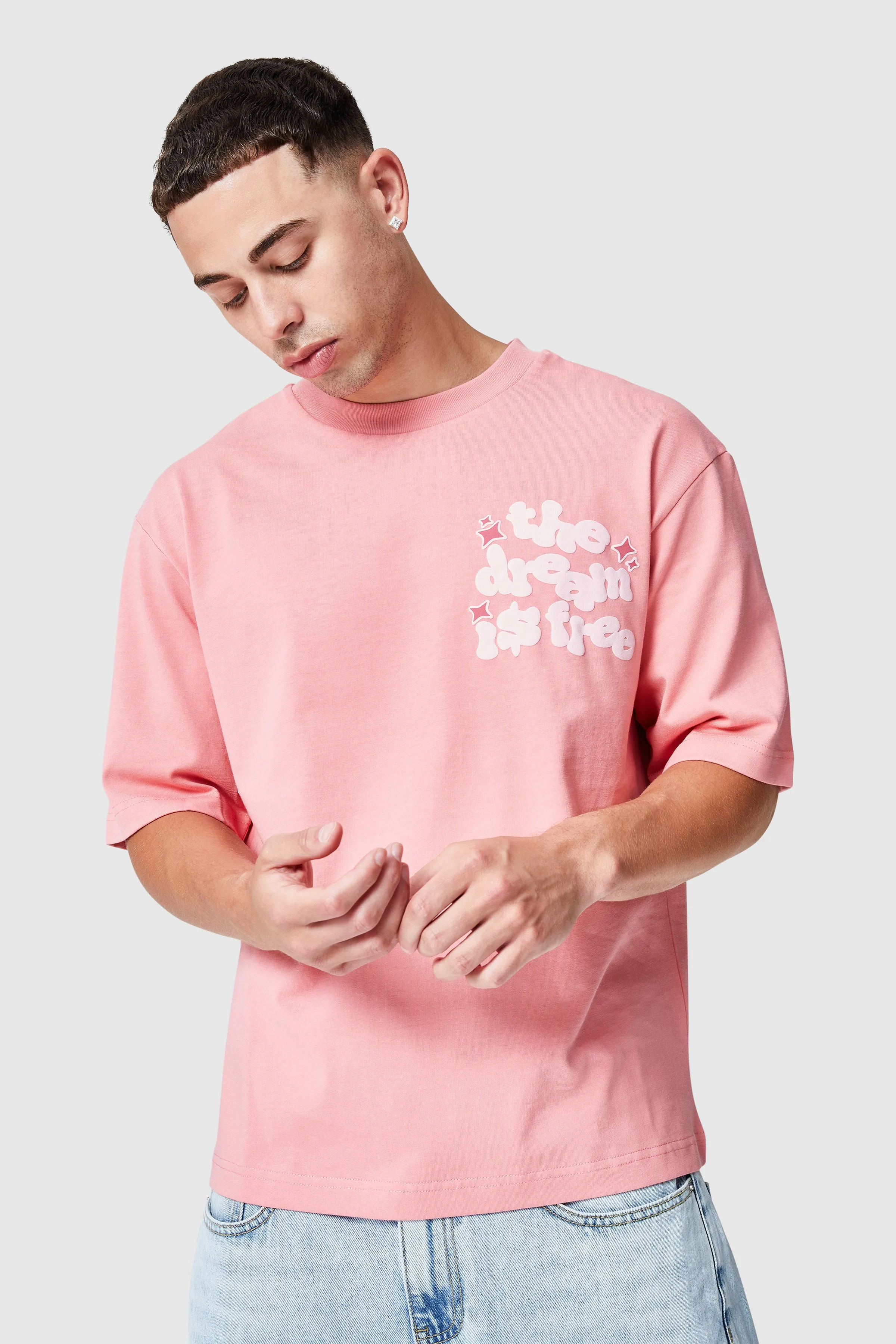 Dream Is Free 2.0 Tee - Coral