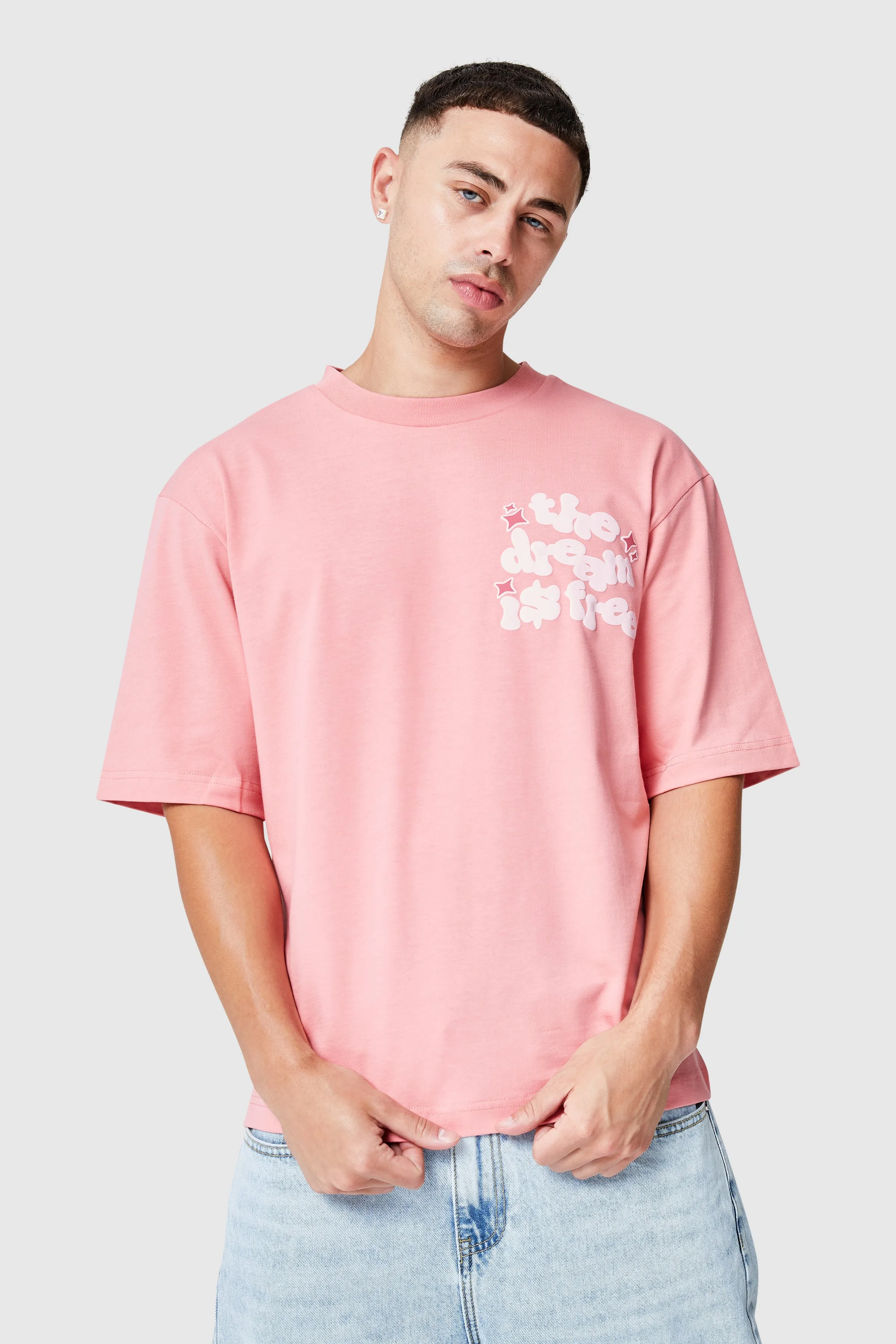 Dream Is Free 2.0 Tee - Coral