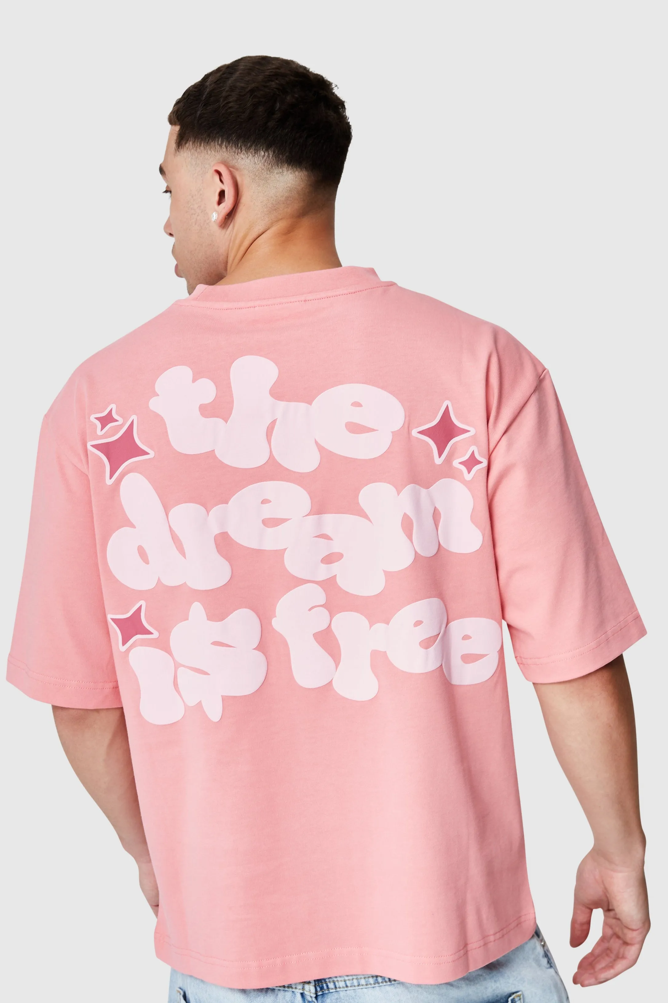 Dream Is Free 2.0 Tee - Coral