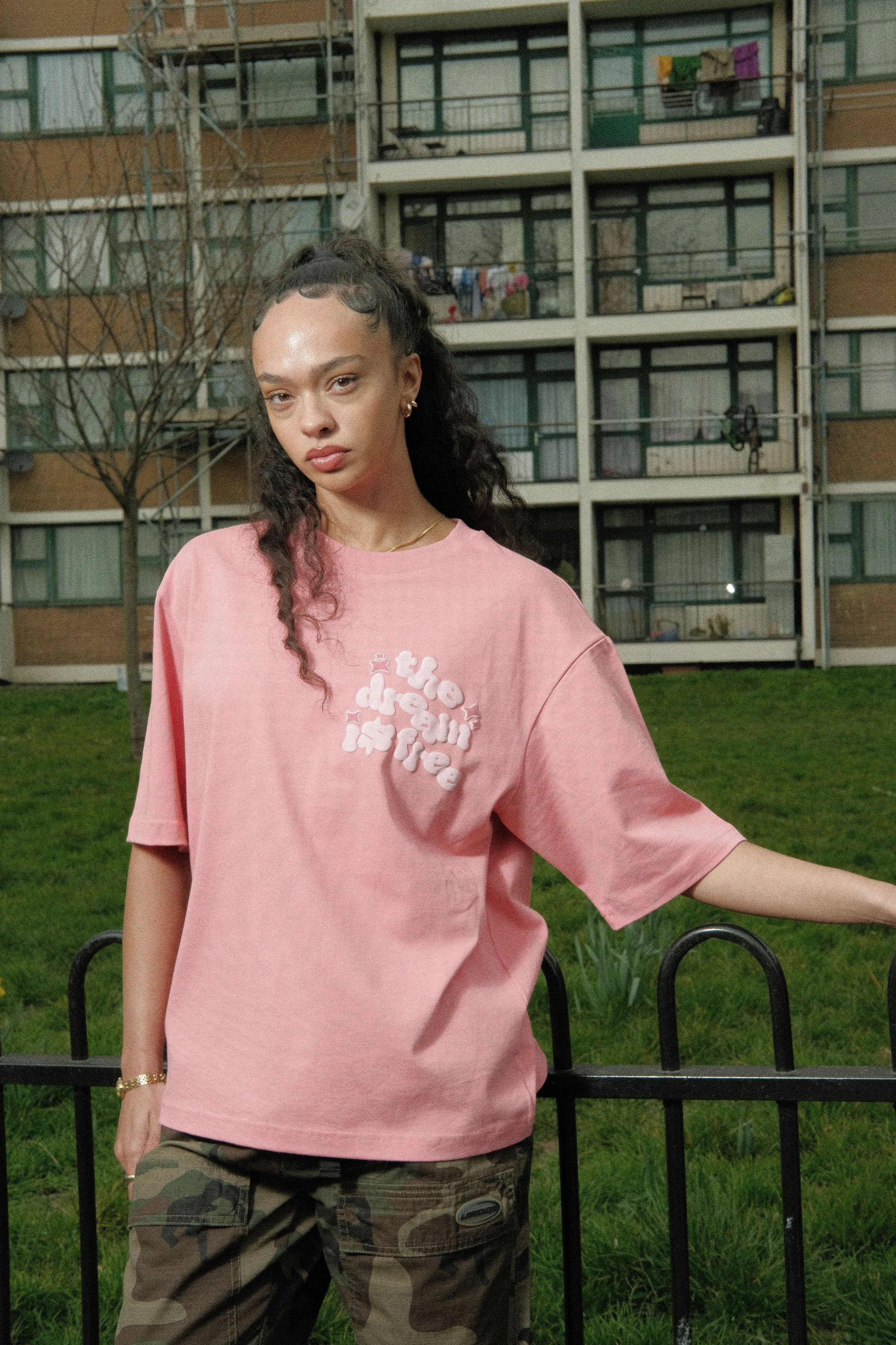 Dream Is Free 2.0 Tee - Coral