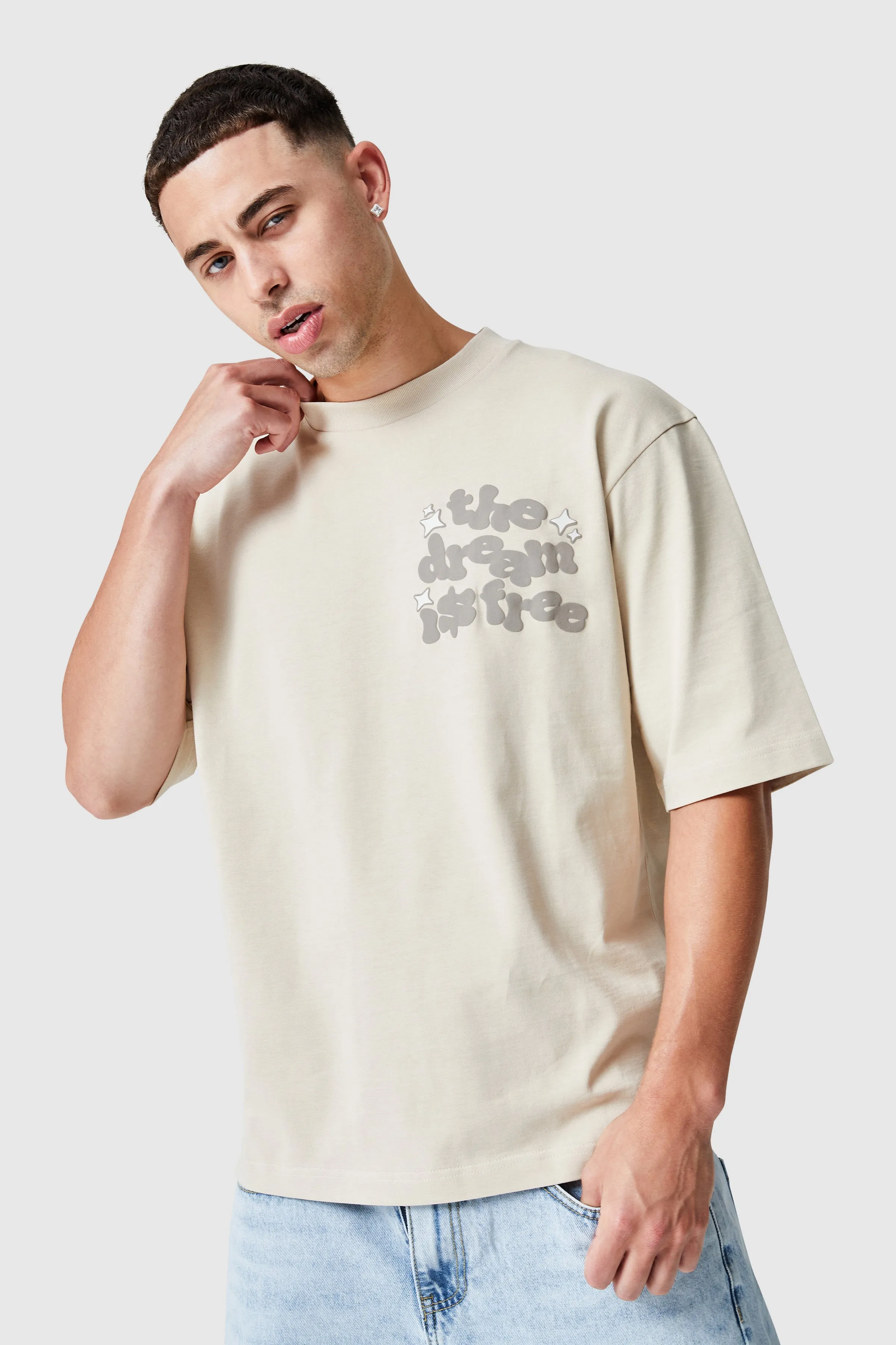 Dream Is Free 2.0 Tee - Earth Taupe