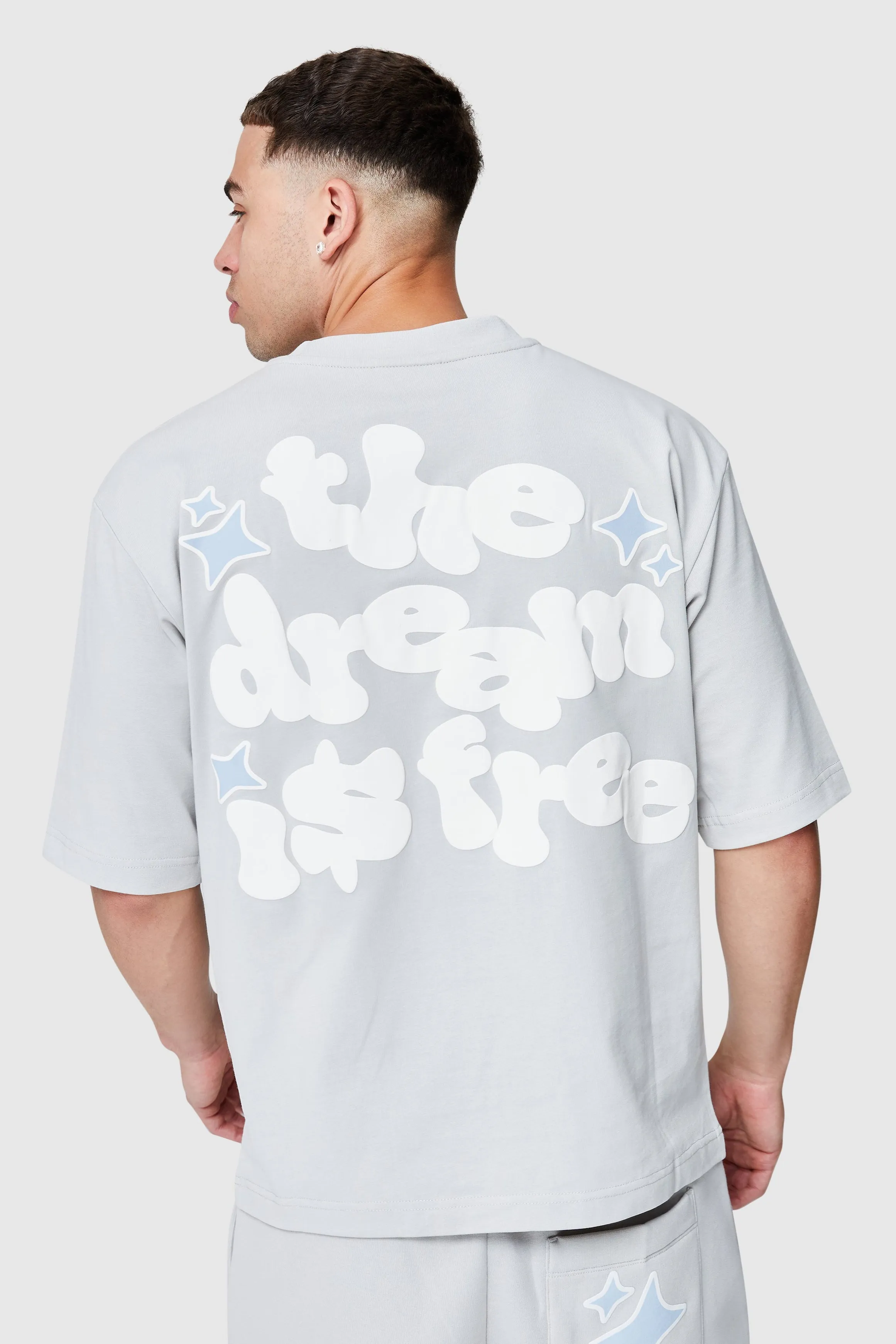 Dream Is Free 2.0 Tee - Light Grey