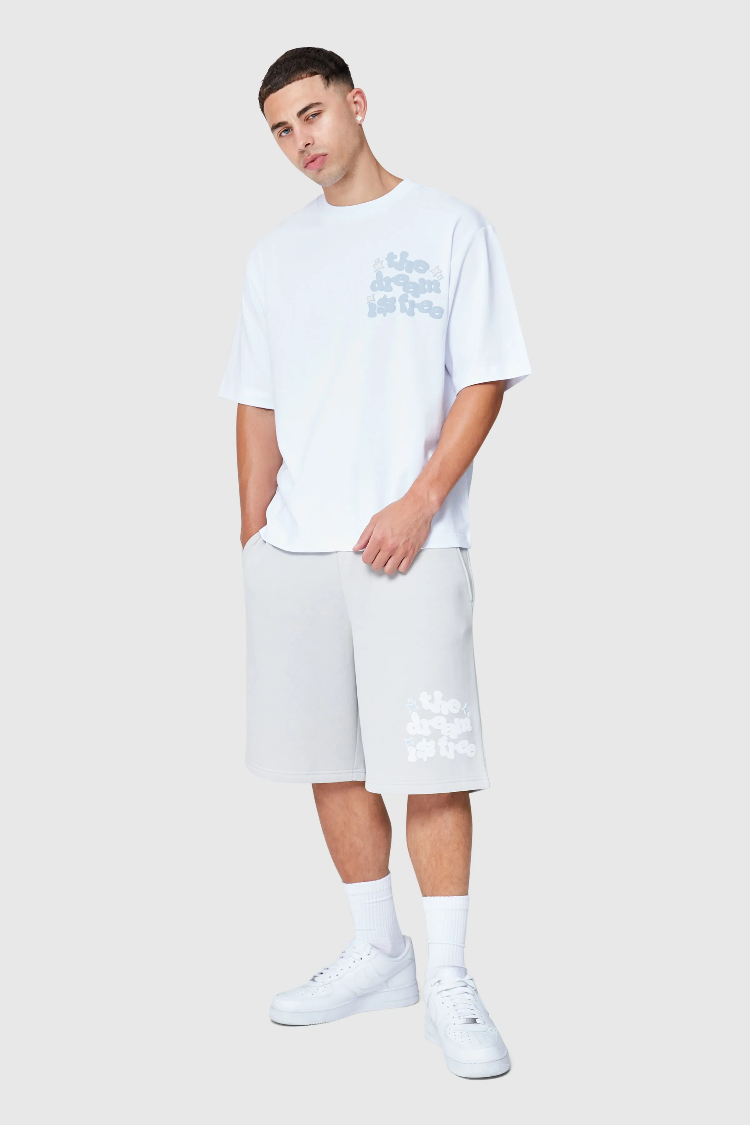 Dream Is Free 2.0 Tee - White/Blue