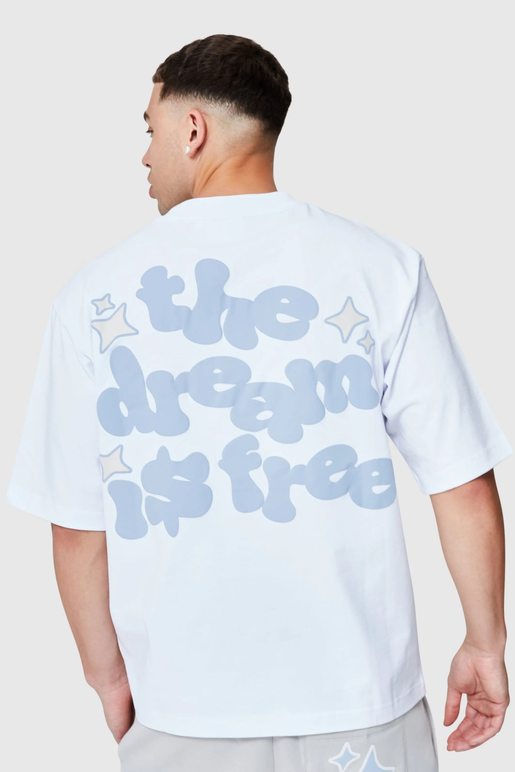 Dream Is Free 2.0 Tee - White/Blue