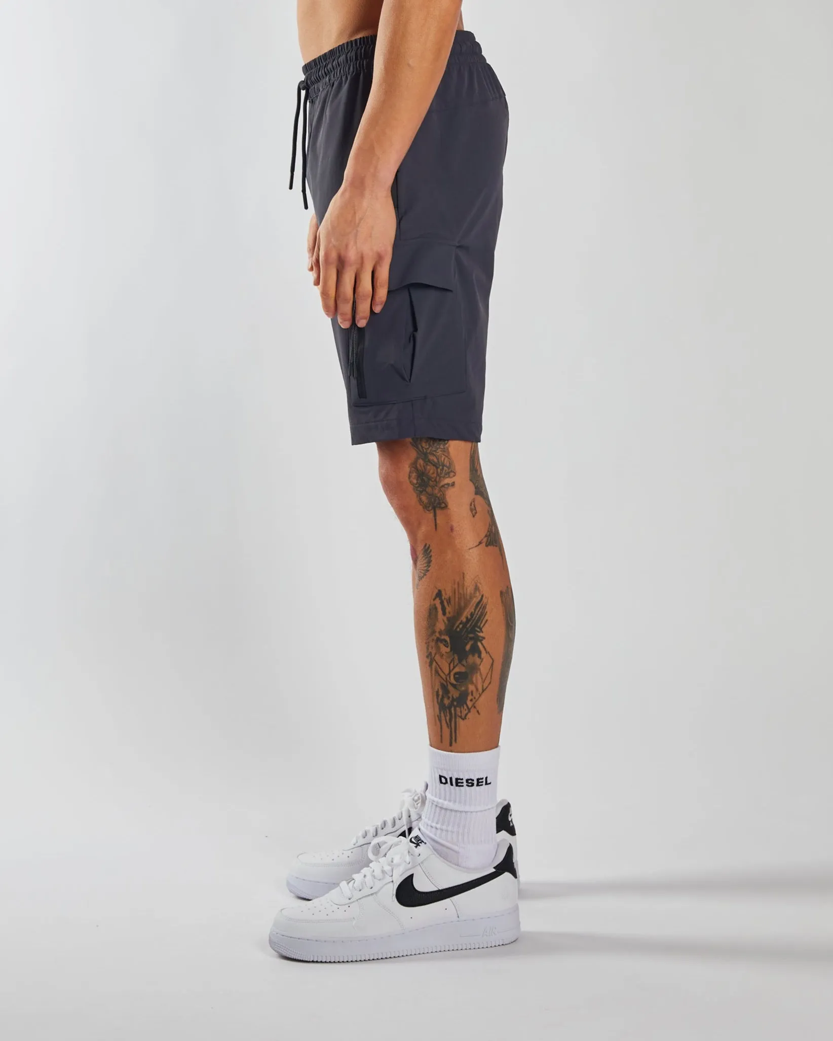 Easton Short Carbon Grey