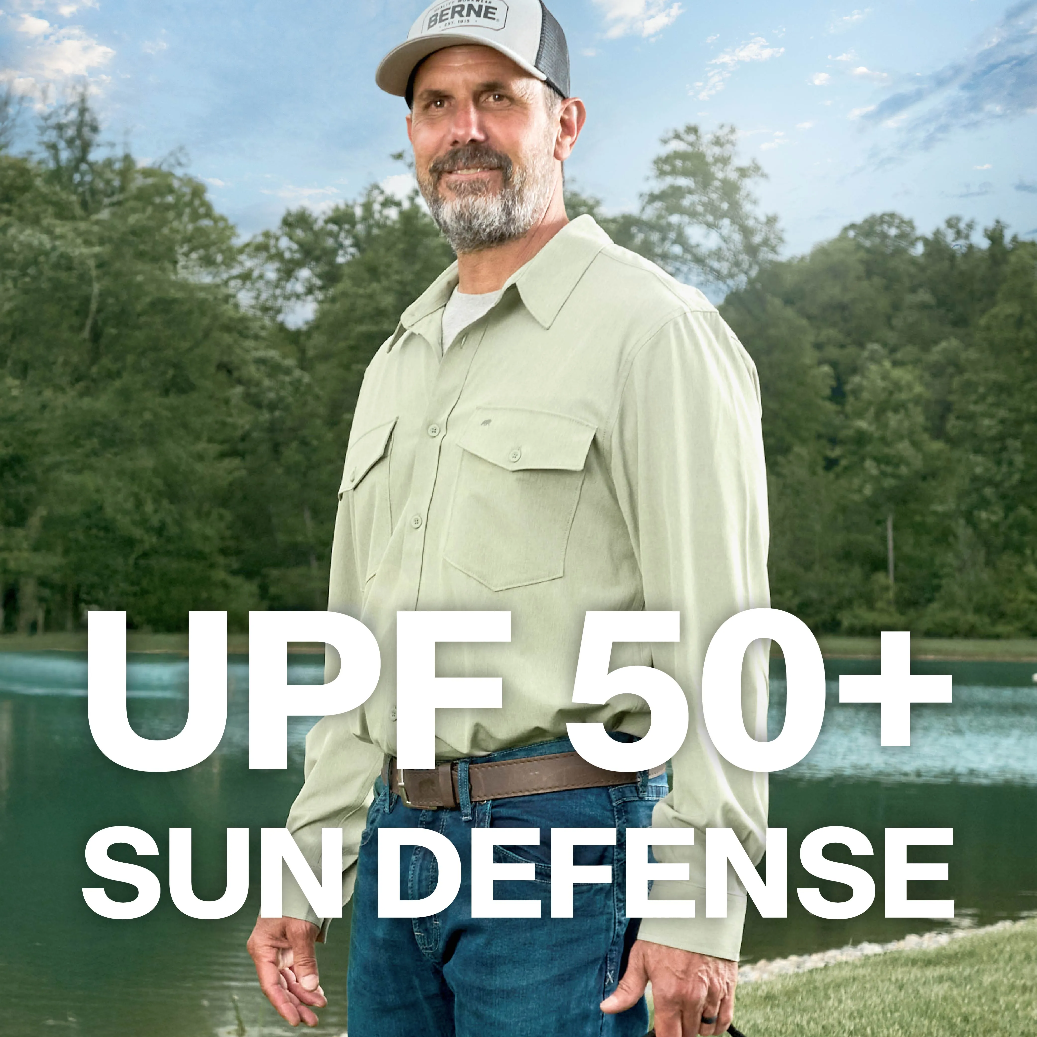 Flex180 UPF Button Down Long Sleeve Shirt
