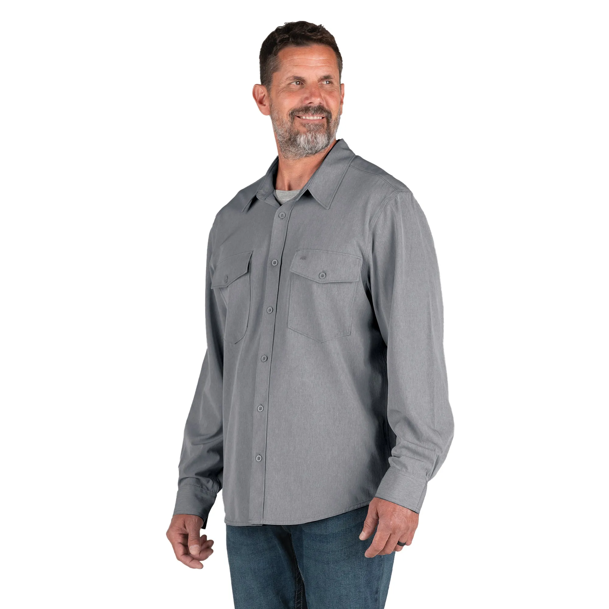 Flex180 UPF Button Down Long Sleeve Shirt