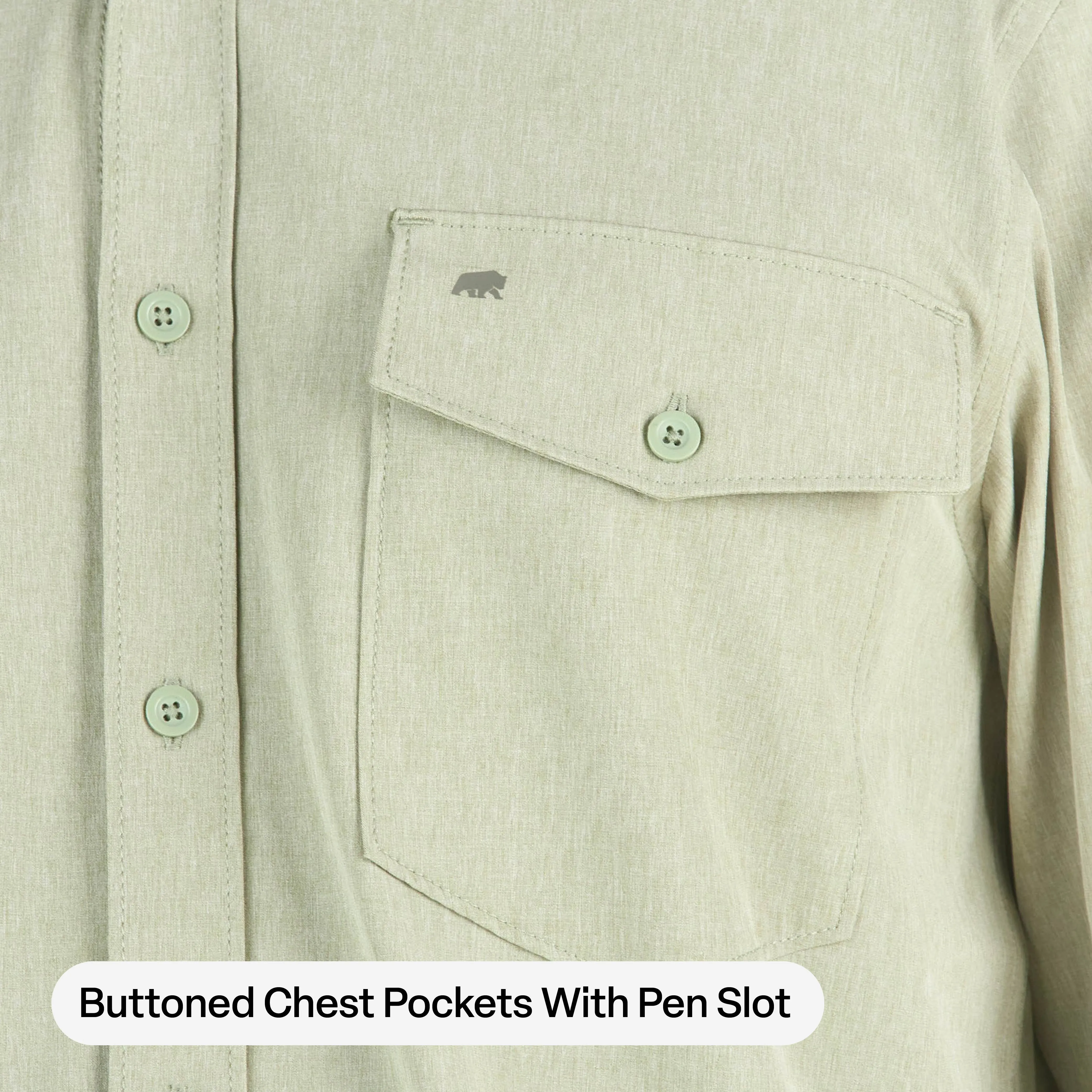 Flex180 UPF Button Down Long Sleeve Shirt