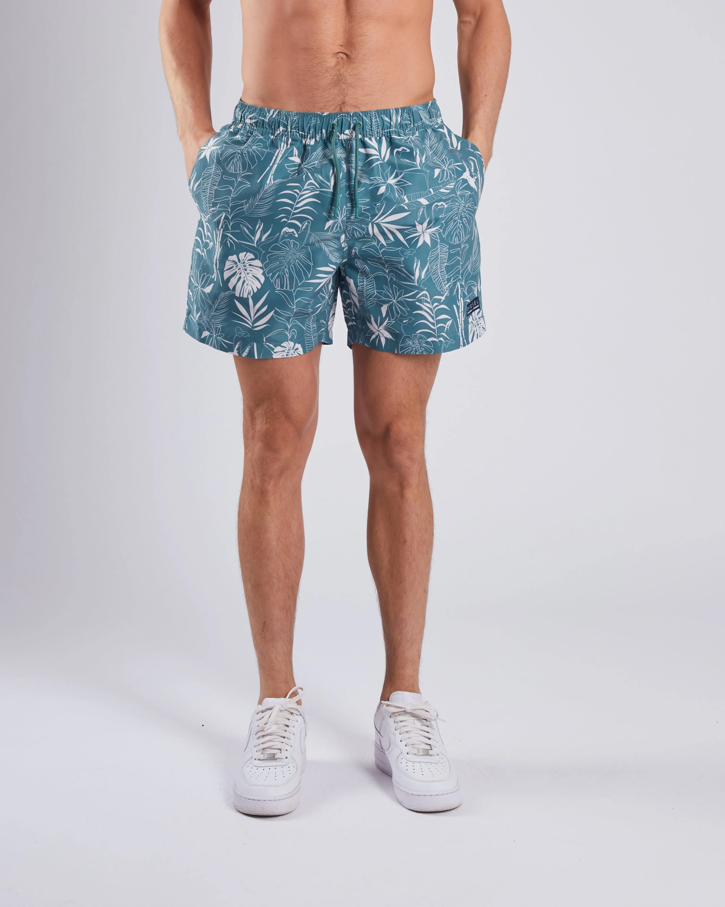 Garner Swim Shorts Dark Forest