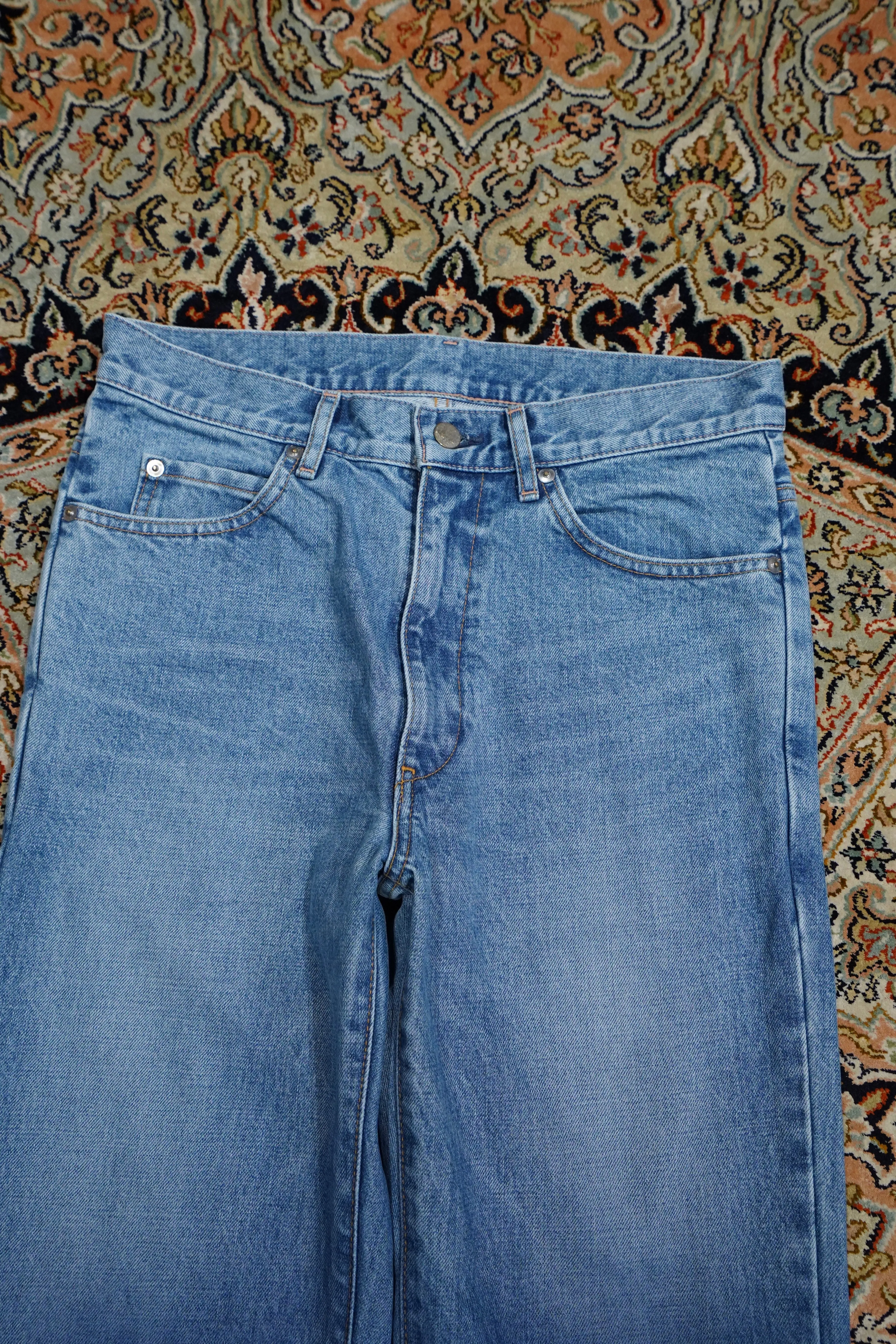 Gradation Semi Flare Denim PT (BLUE)