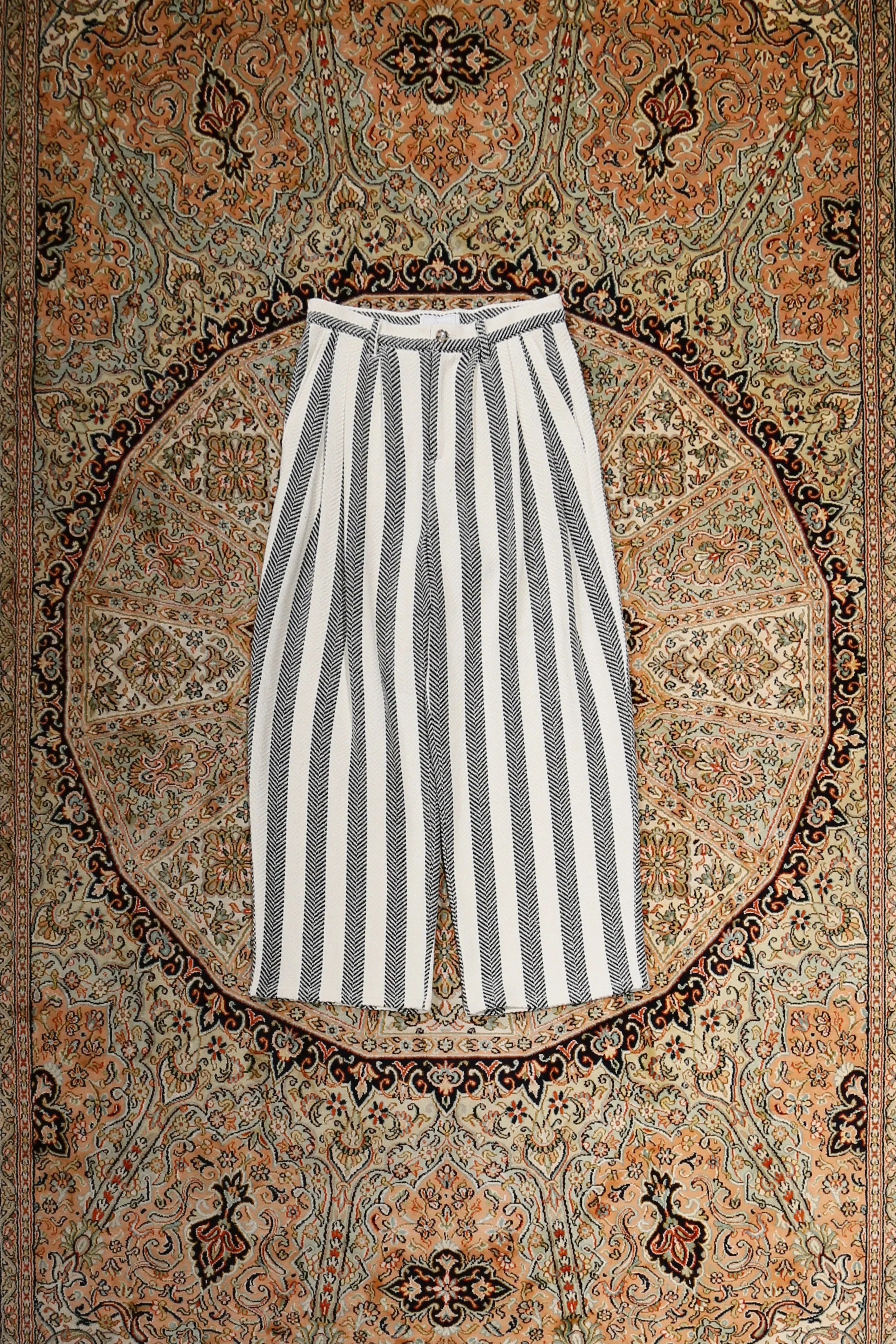 HB 3TUCK PANTS (HERRINGBONE)