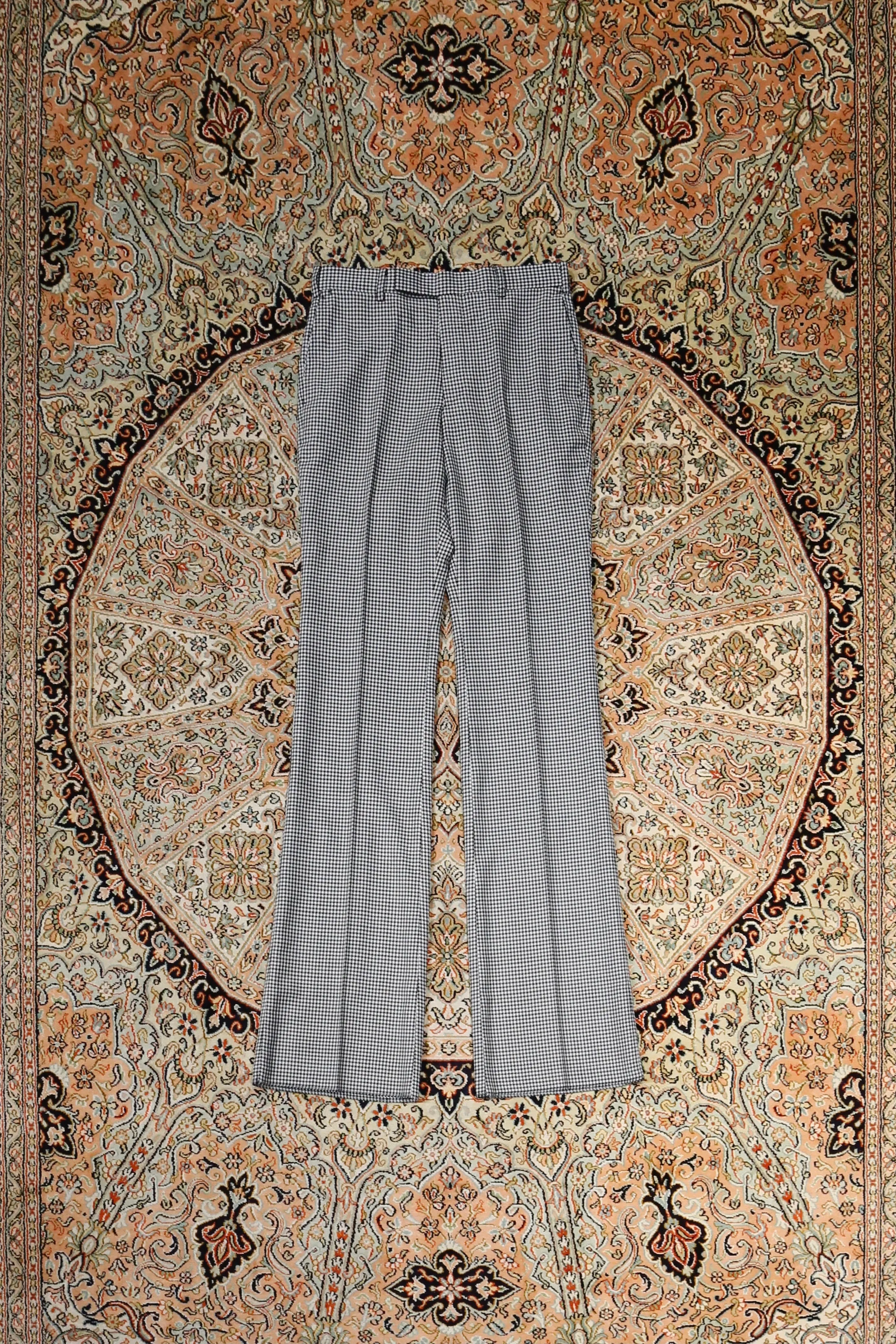 Houndstooth Flare Trousers
