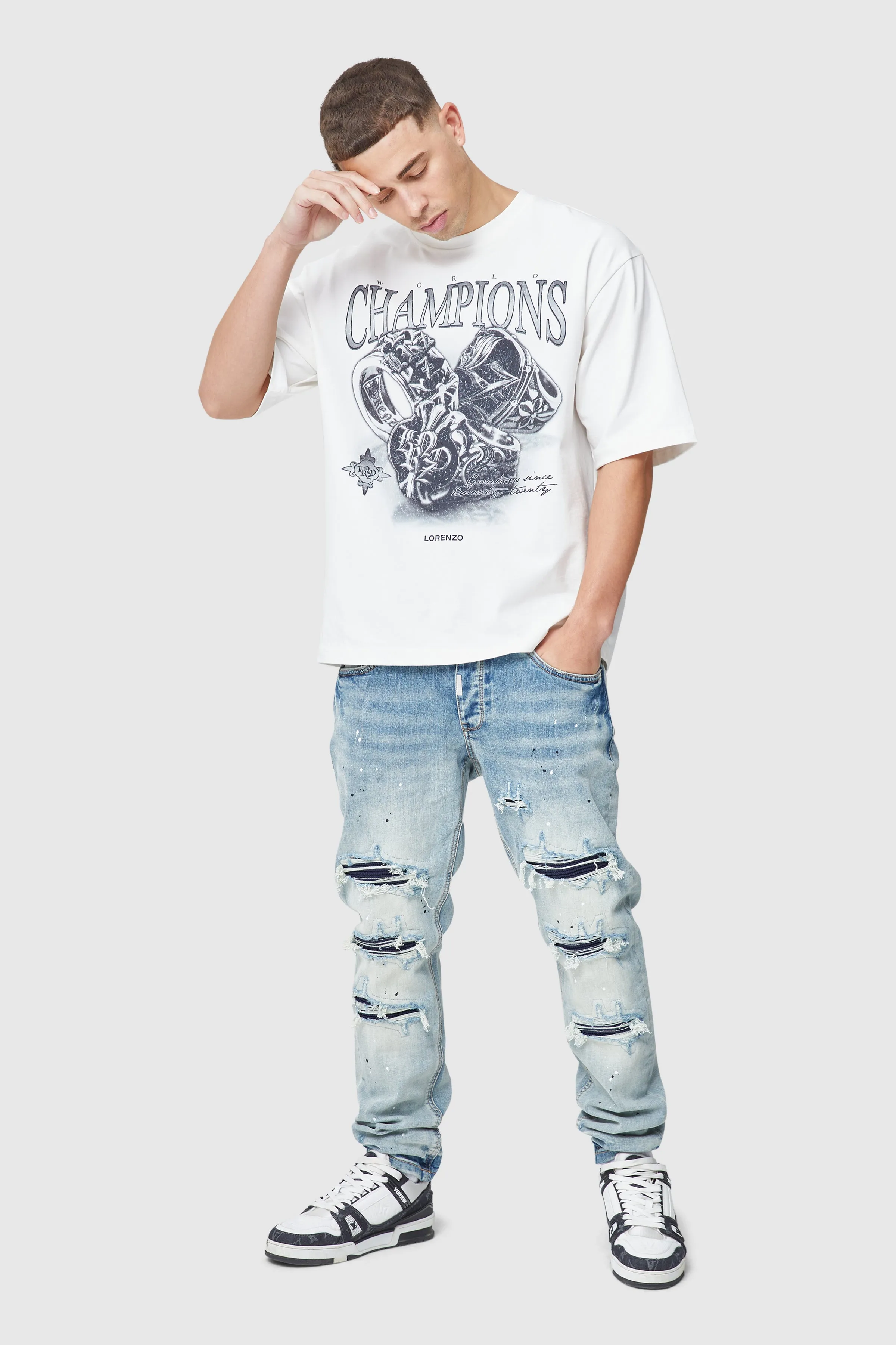 Icon Rings Tee - White
