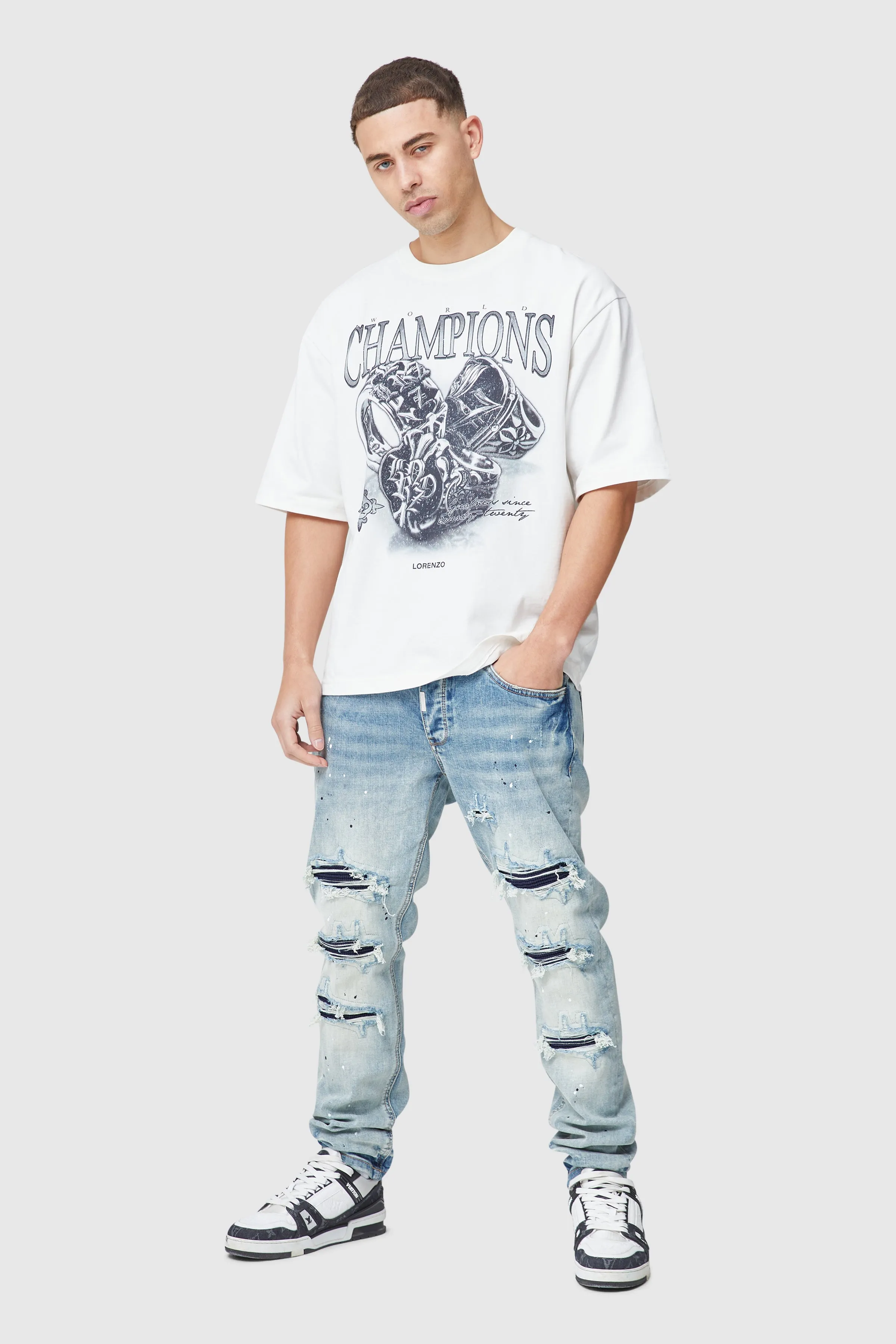 Icon Rings Tee - White