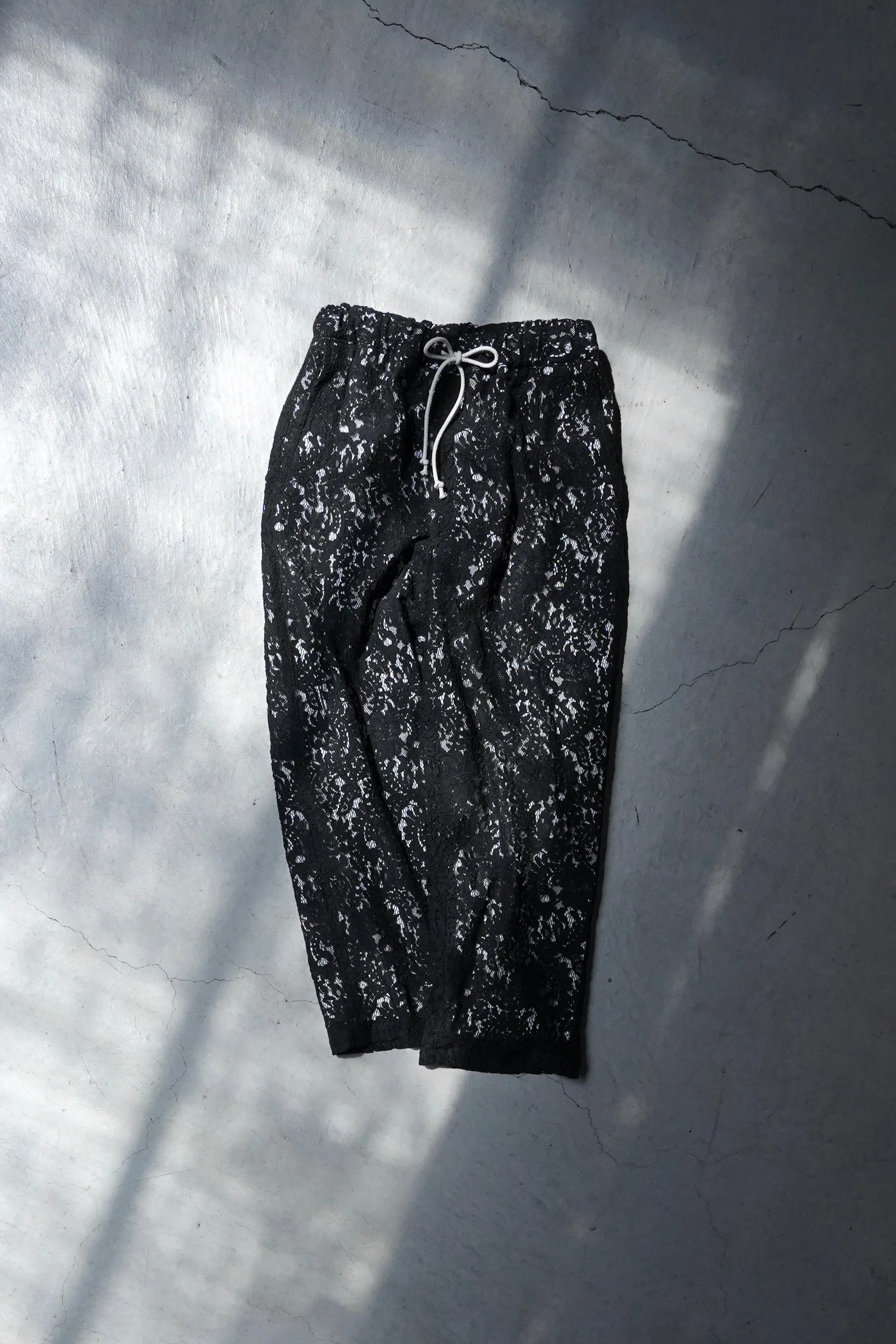LACE EASY F/L PANTS(BLACK)