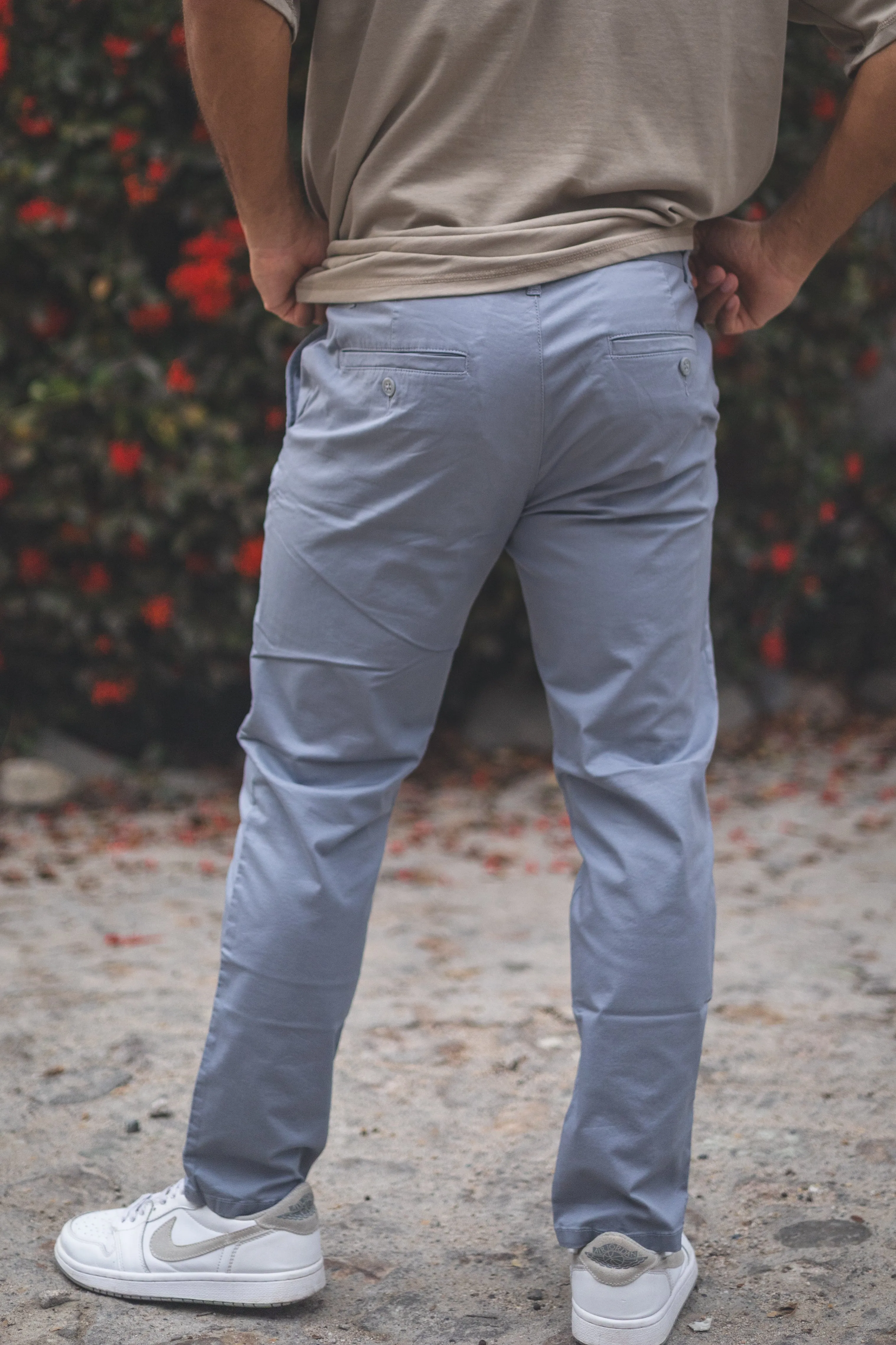 Lightweight Stretch Chino Dolphin Gray