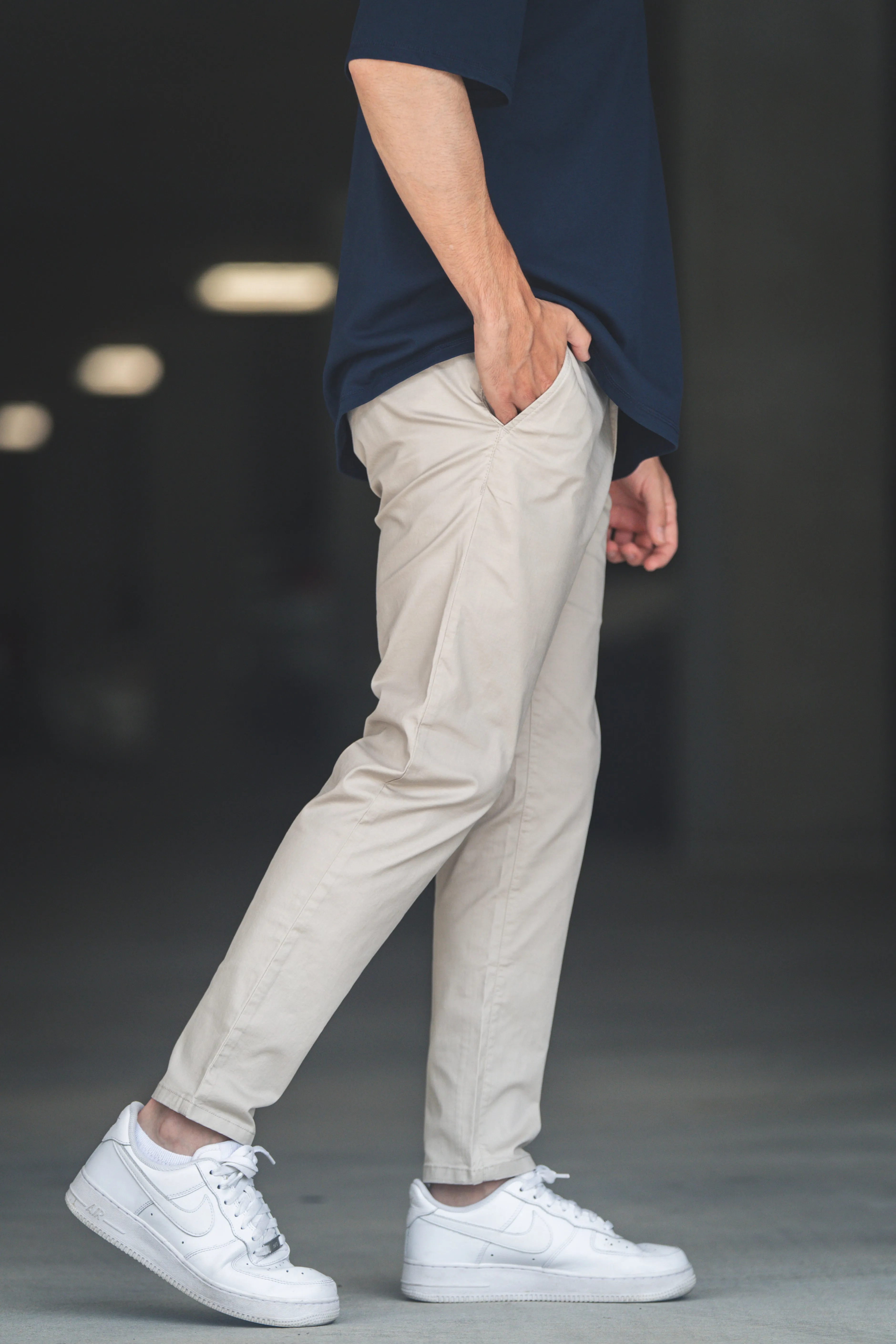 Lightweight Stretch Chino Sand