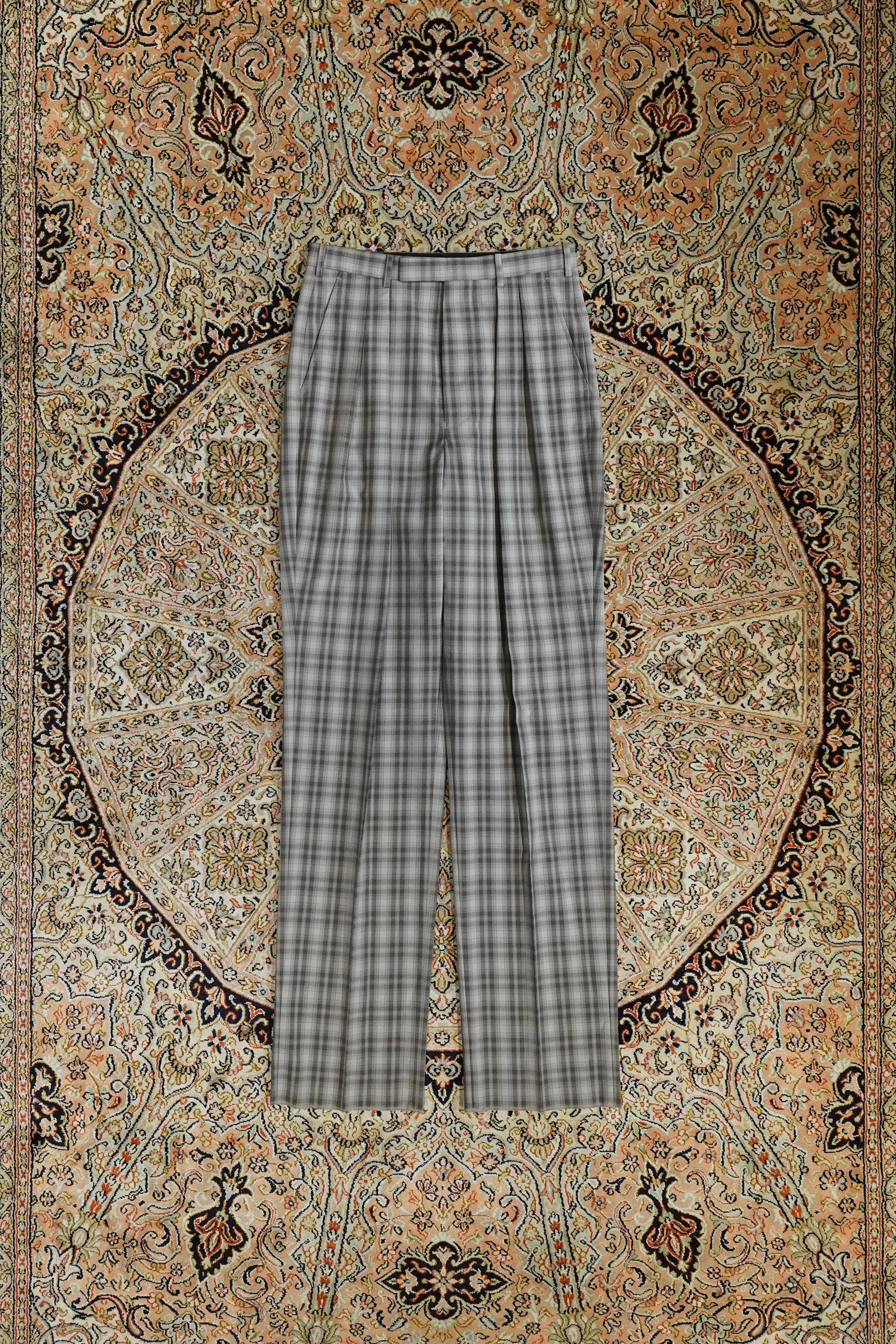 LITTLEBIG Check Trousers (GREY)