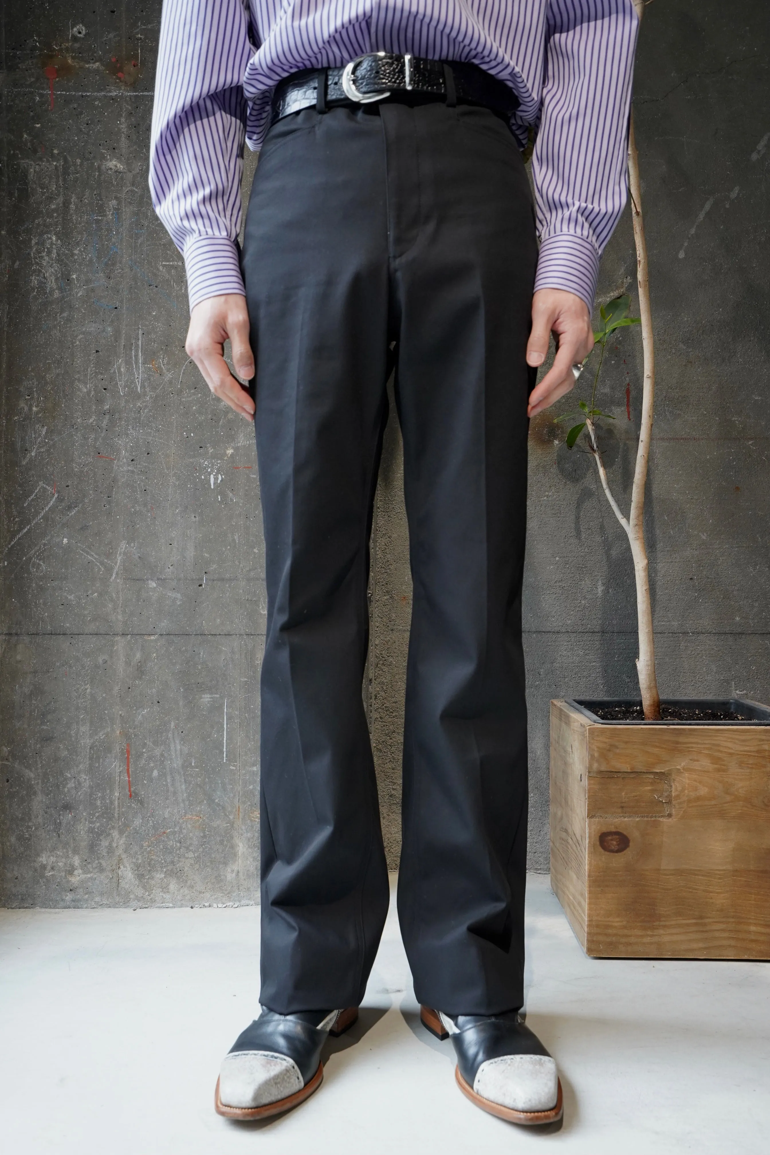 LITTLEBIG T/C Bootcut Pants (BLACK)