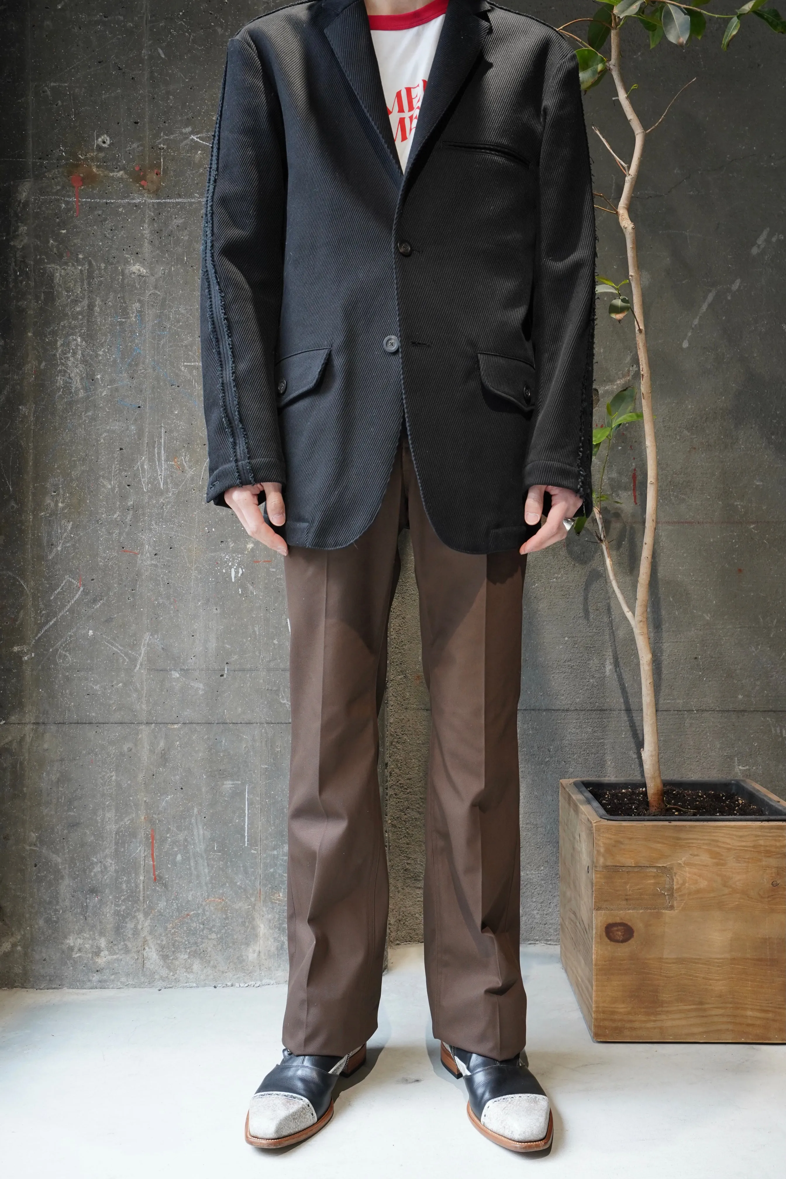 LITTLEBIG T/C Bootcut Pants (BROWN)