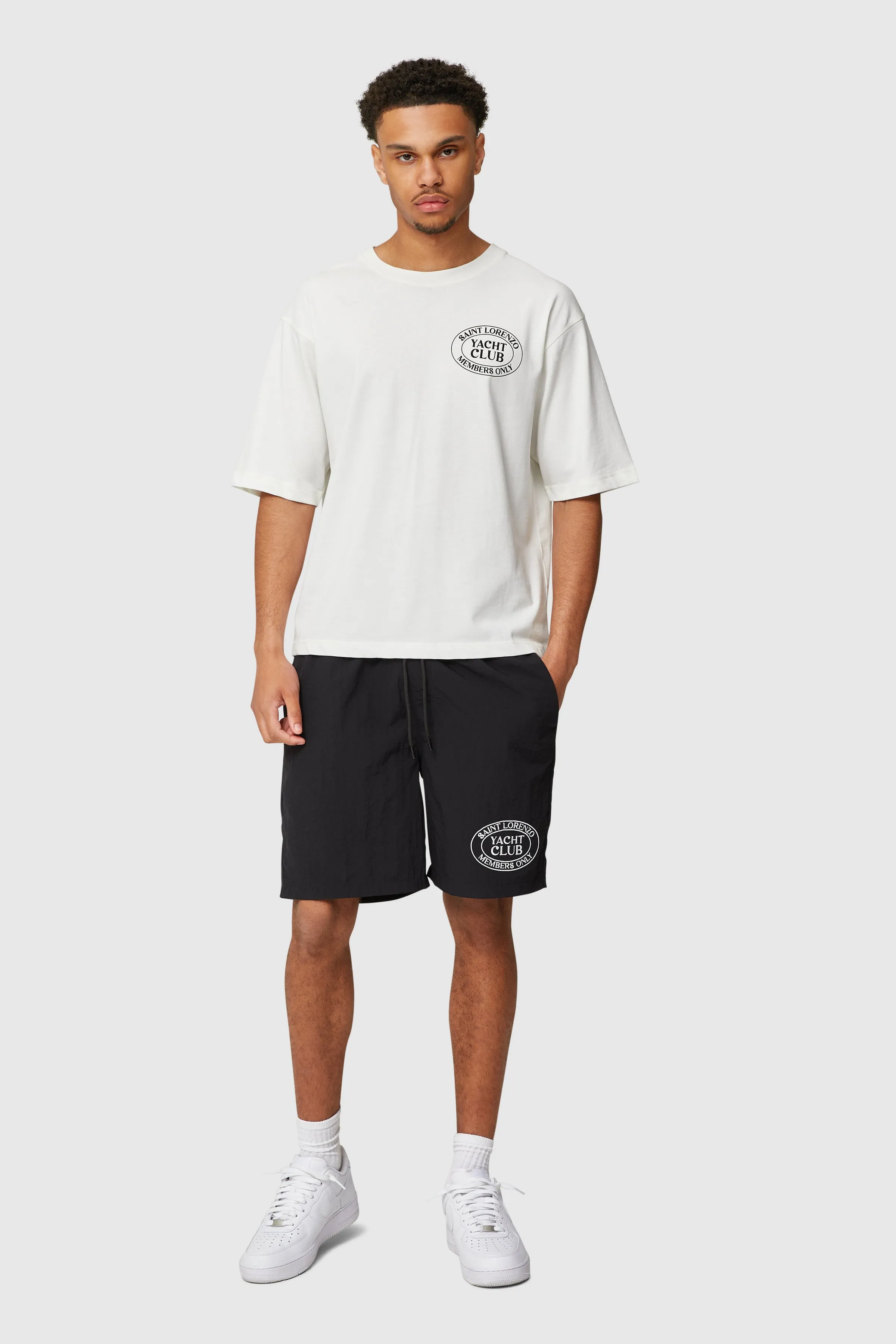 Lorenzo Yacht Club Tee - White