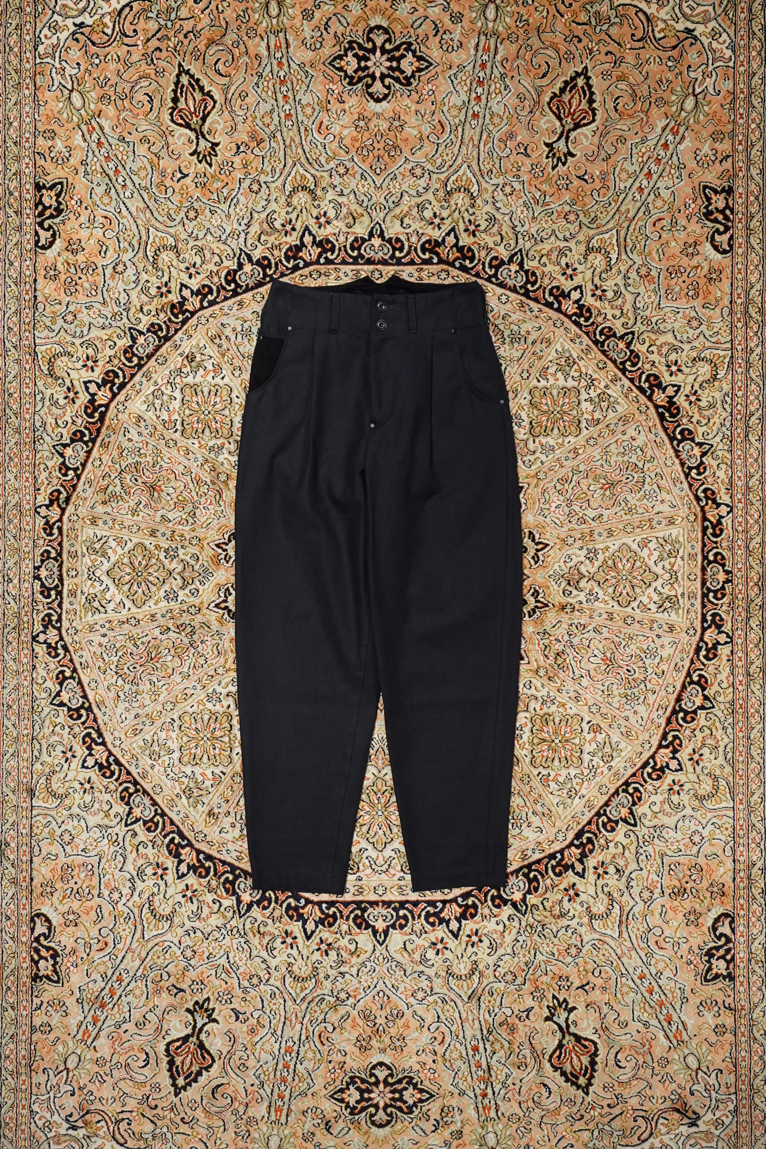 NICHOLAS DALEY PLEATED WESTERN TROUSER (INDIGO)