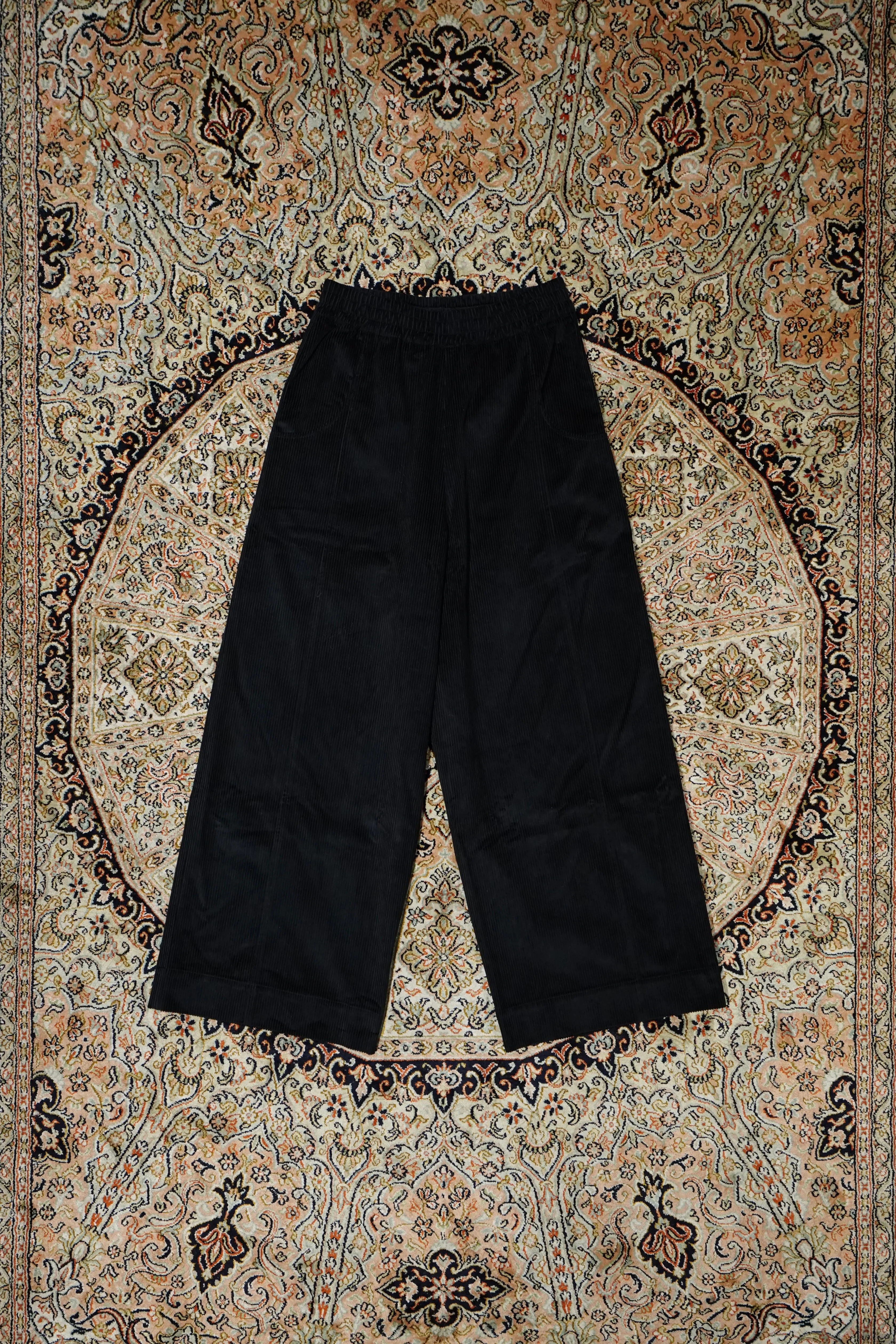 NICHOLAS DALEY WIDE LEG TROUSER (BLACK)