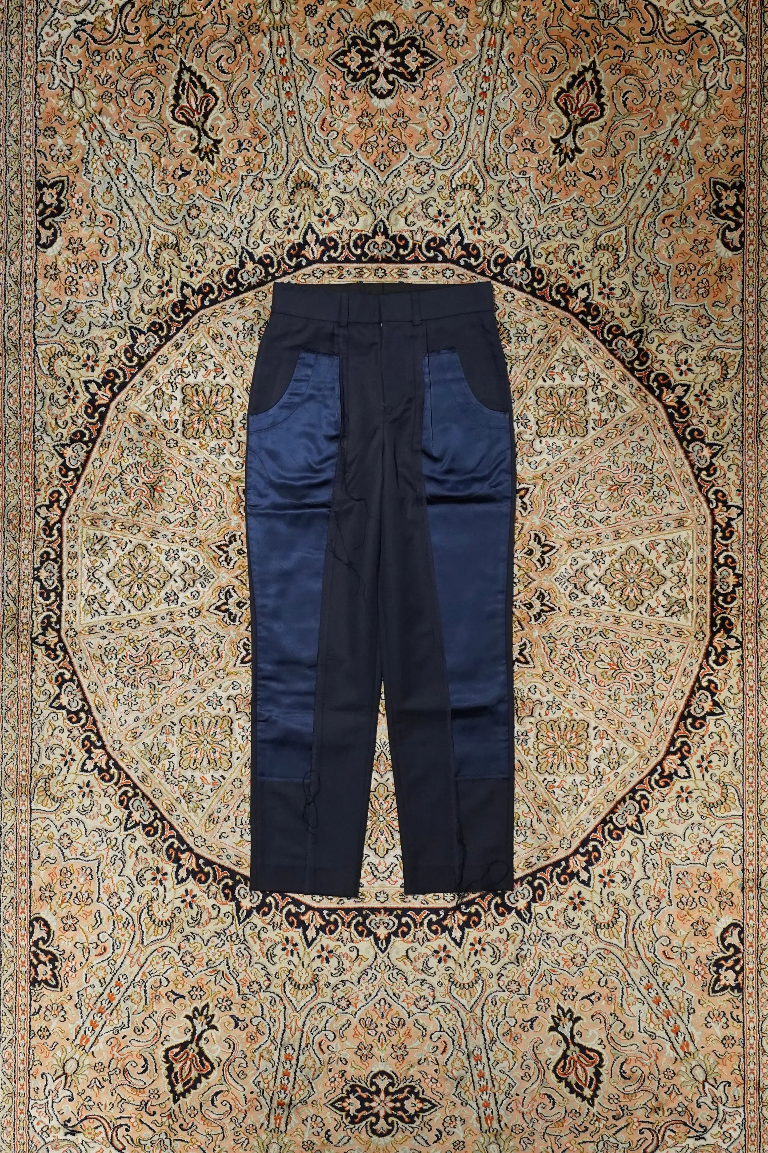 Nobuyuki Matsui Deconstructed slacks (NAVY)
