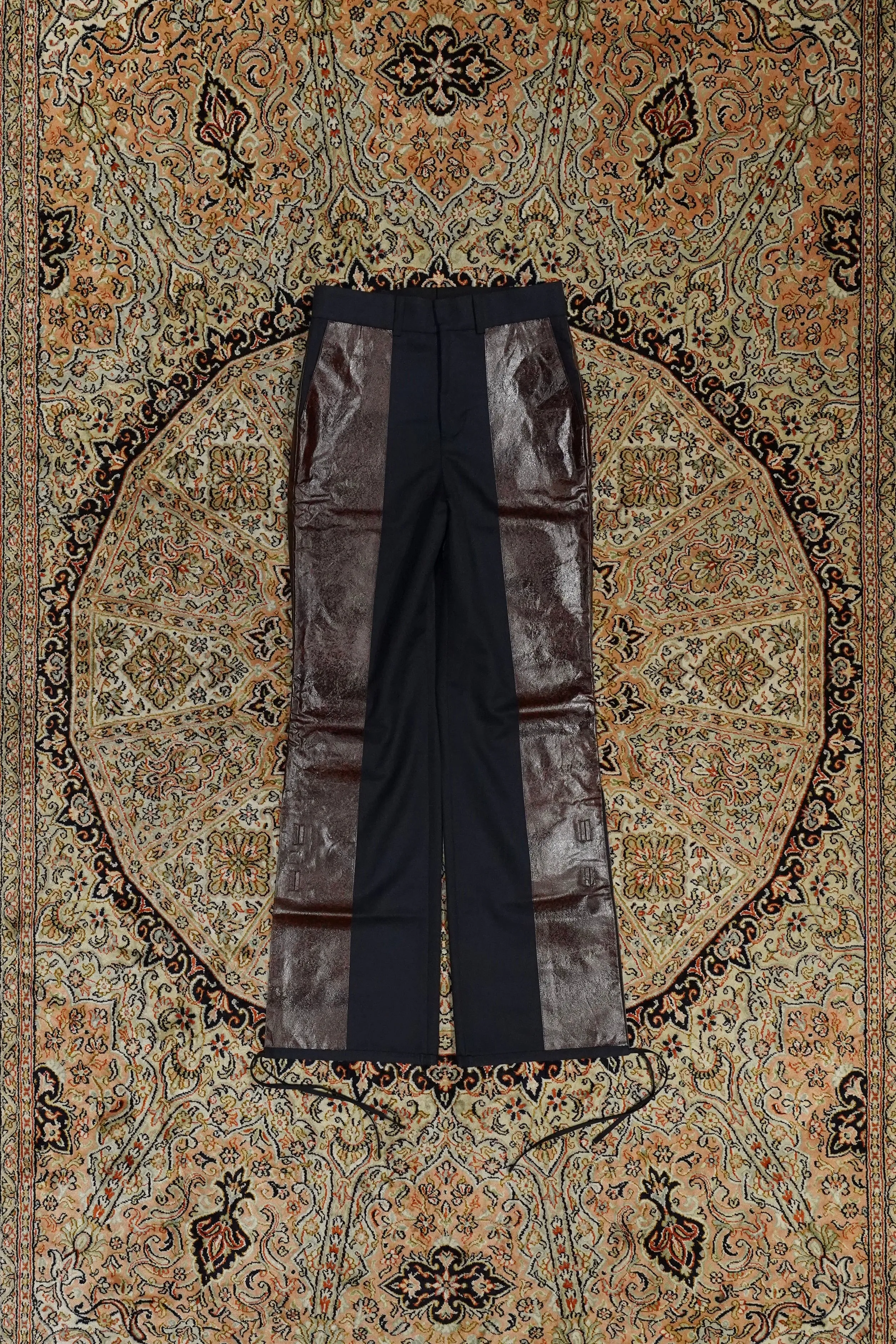 Nobuyuki Matsui Pannel fold up Slacks (Navy)