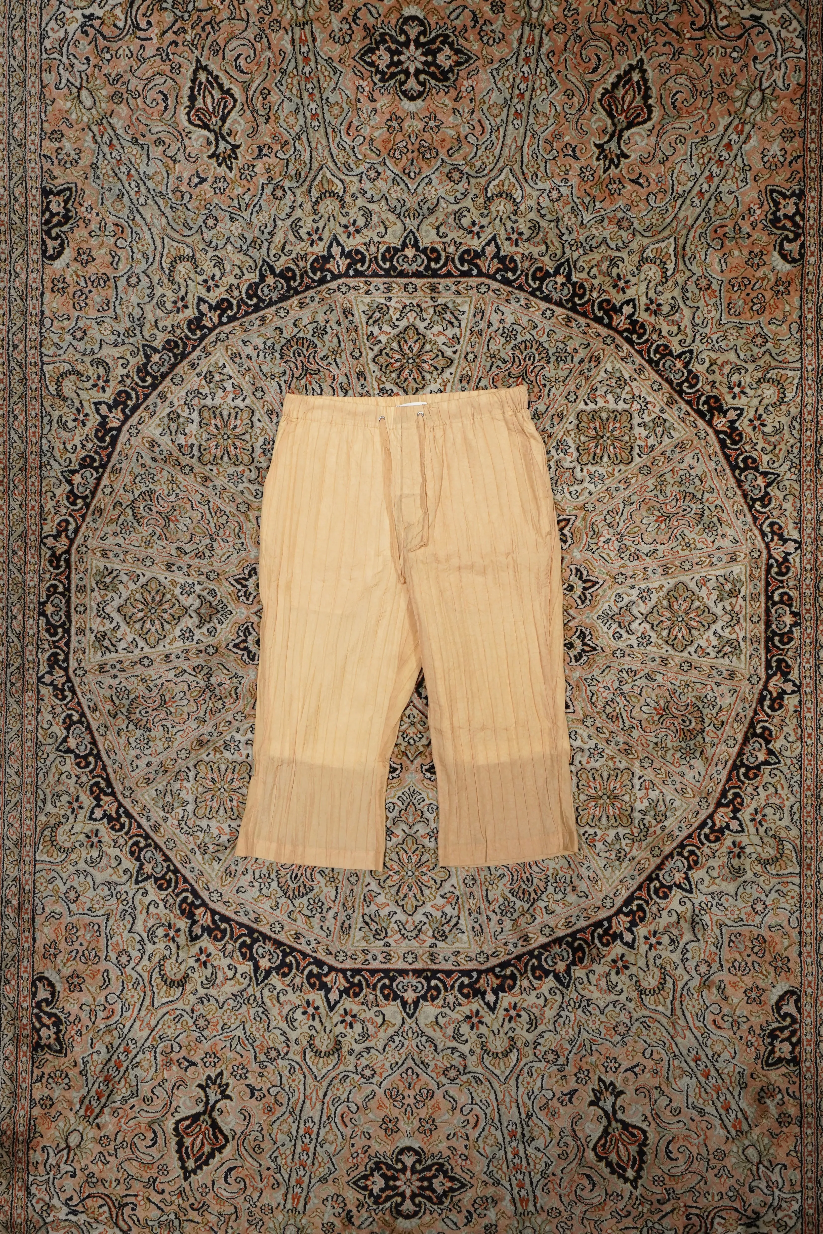 Nobuyuki Matsui Pleated pants (Yellow)