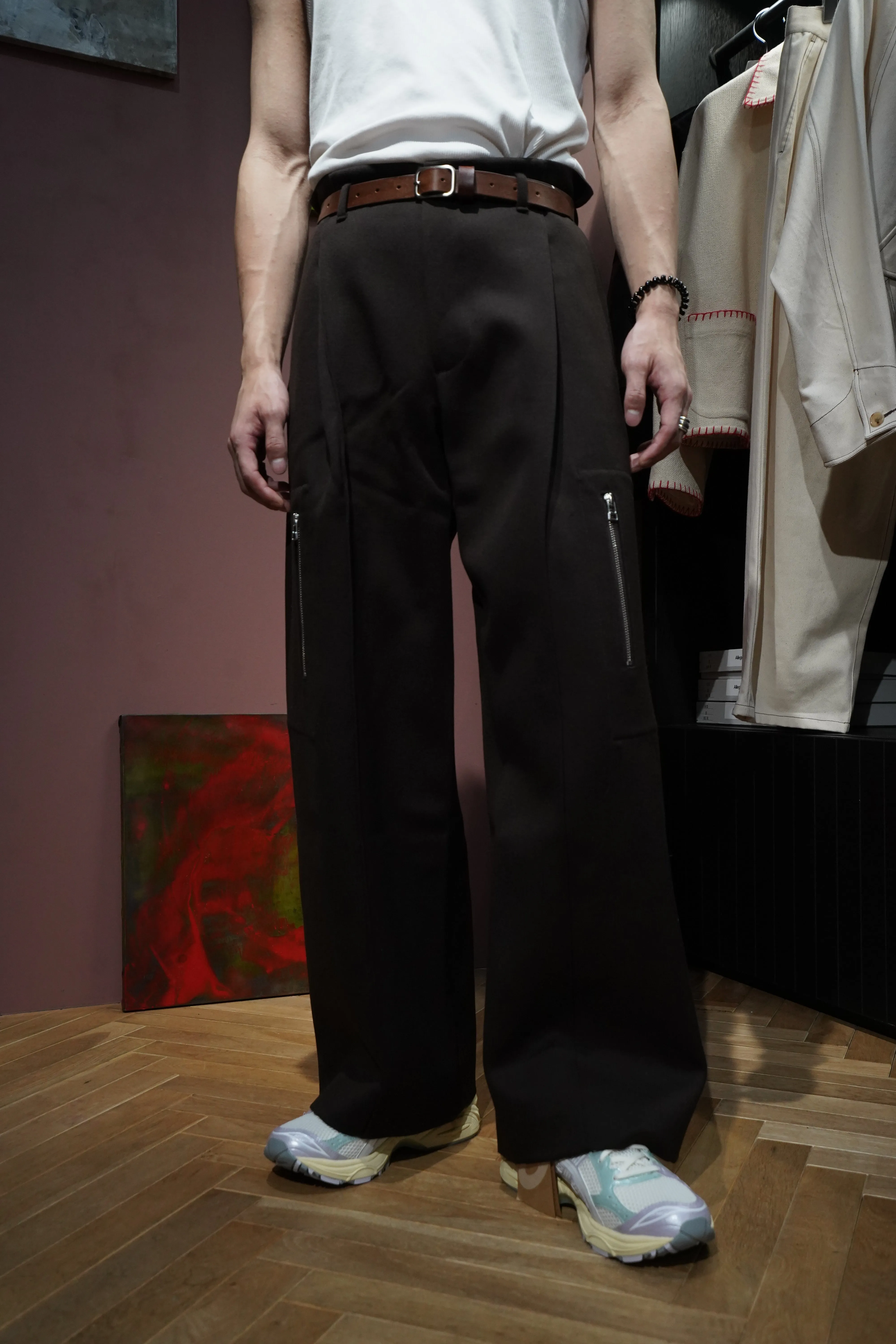 Omar Afridi OCTET 2D CARGO TROUSERS (TOBACCO)