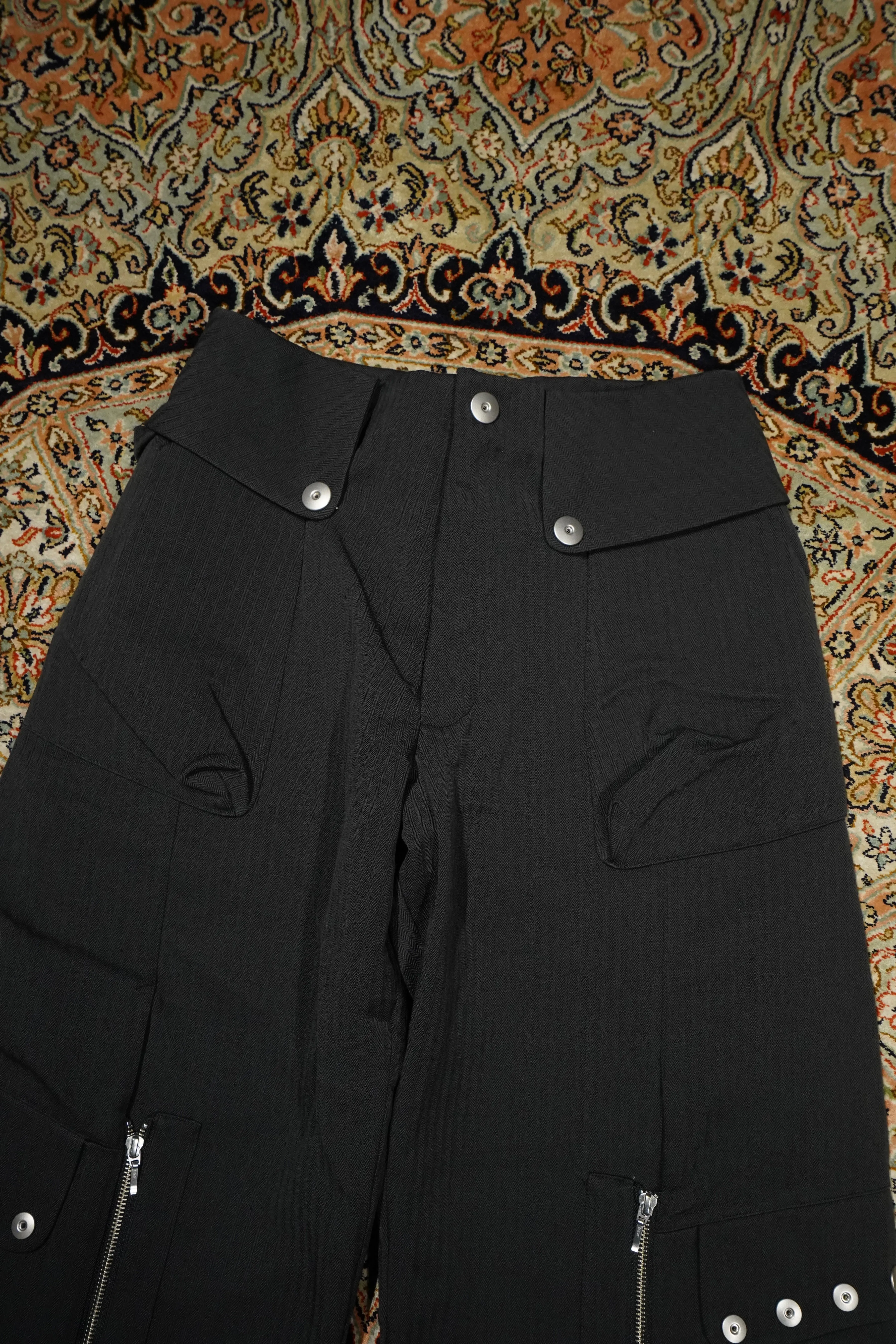 Omar Afridi TOTEM CARGO TROUSERS (DARK GREY)
