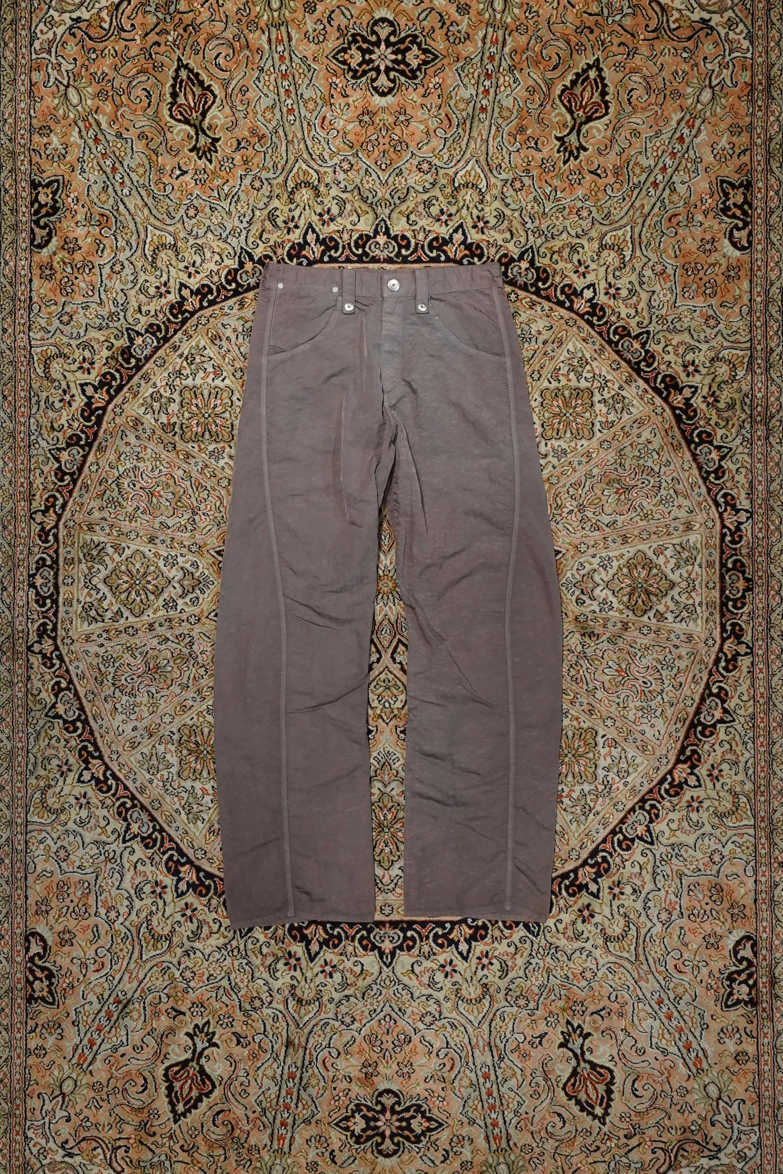 Omar Afridi TWISTED TROUSERS (DYED SMOKE)