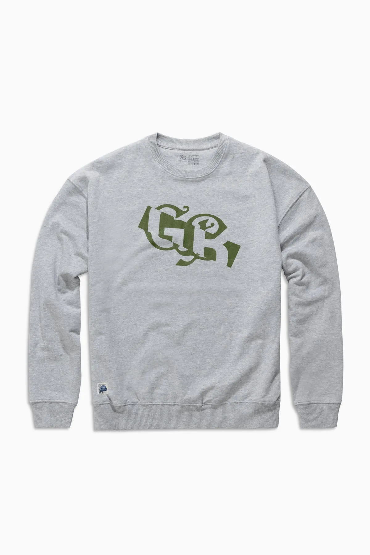 Oversized Sweater new GB logo Grey Heather
