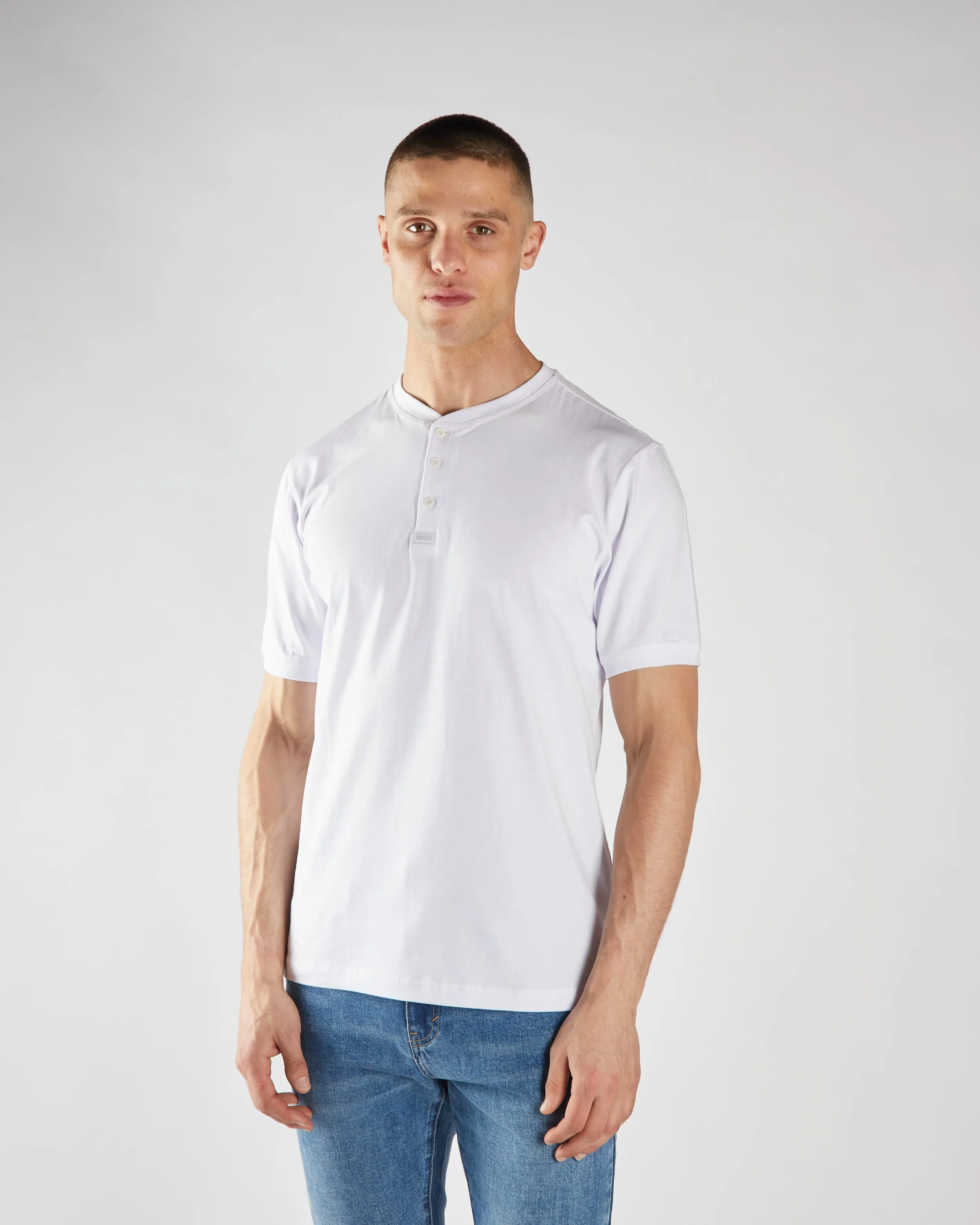 Pacey Henley Optic White