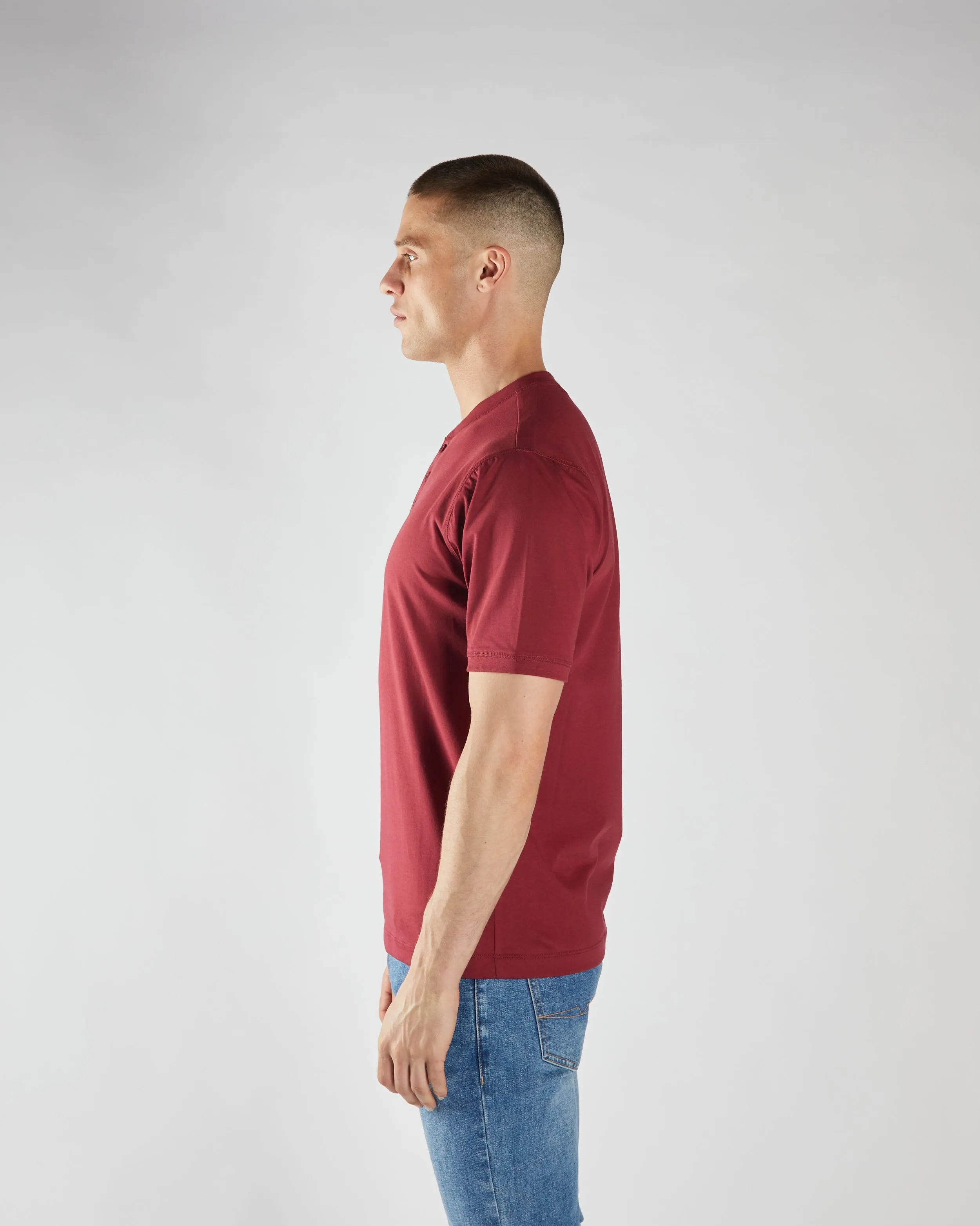 Pacey Henley Tibetan Red