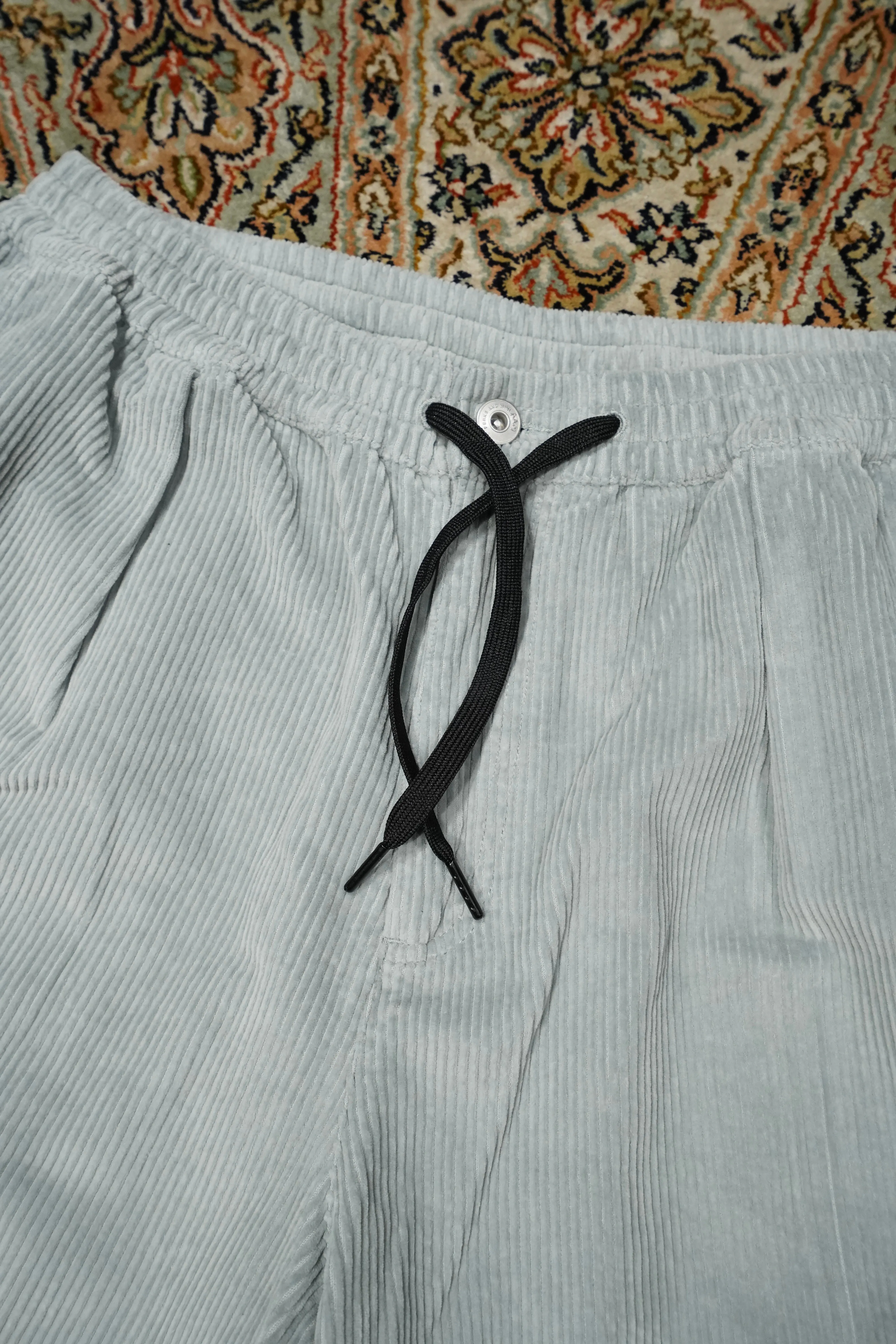 P.A.M CUCO OVERSIZED CORDUROY SHORTS (SKY GREY)
